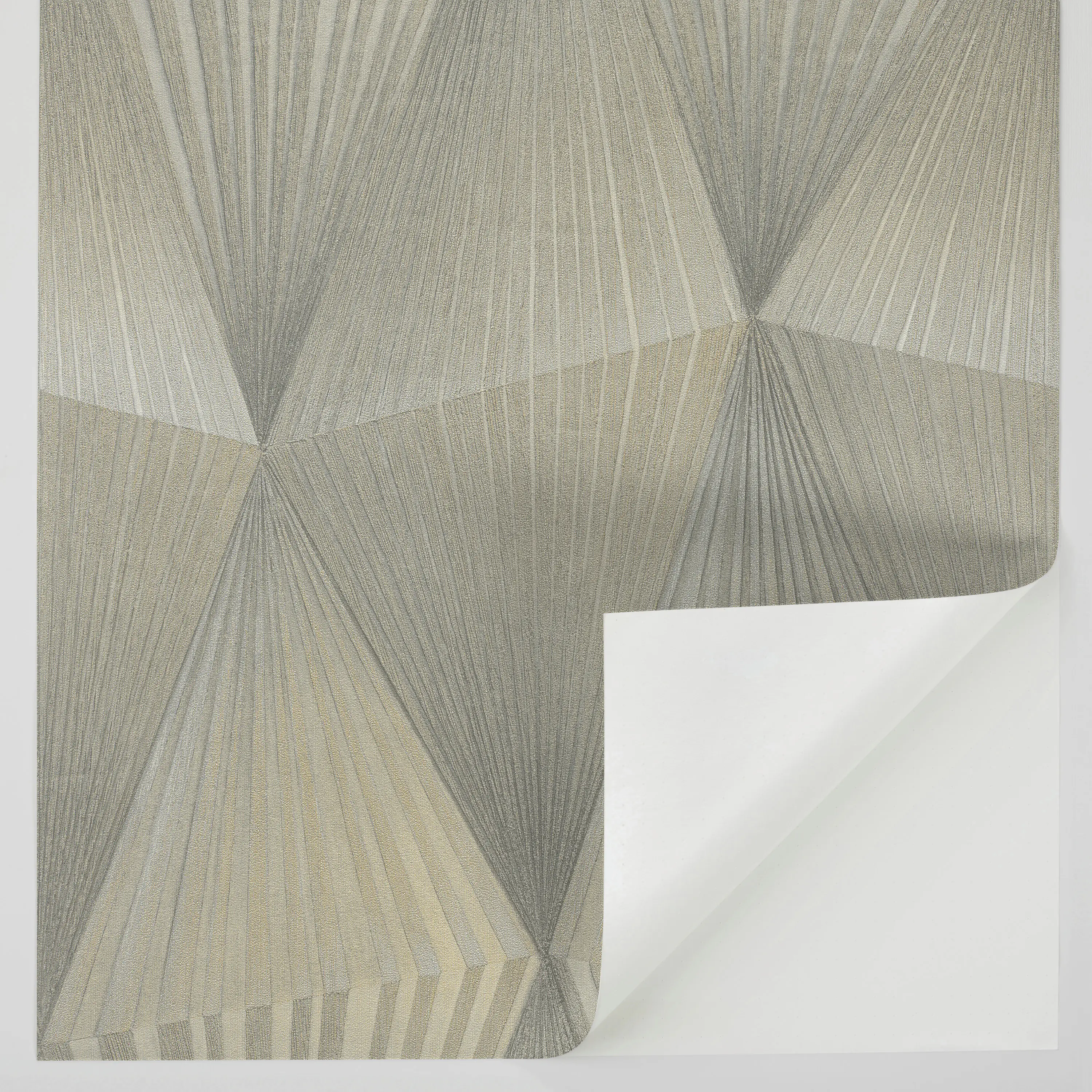 Tesa x Rasch selbstklebende Tapete Cairo Geometrie silber grau 6 x 0,53 m