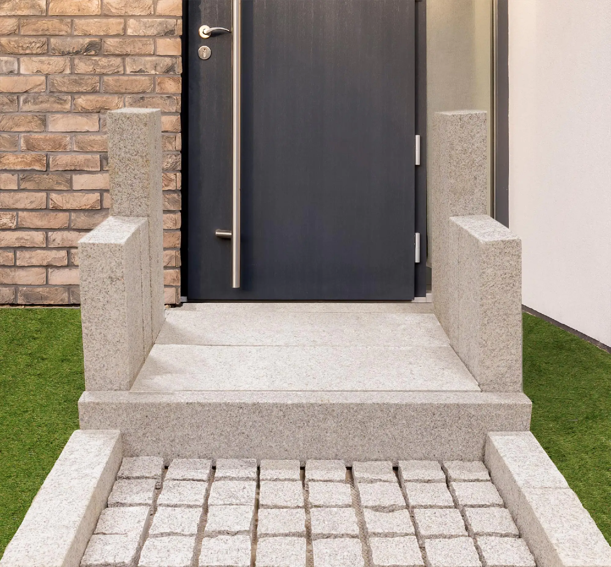 TrendLine Terrassenplatte Granit 60 x 30 x 2 cm grau