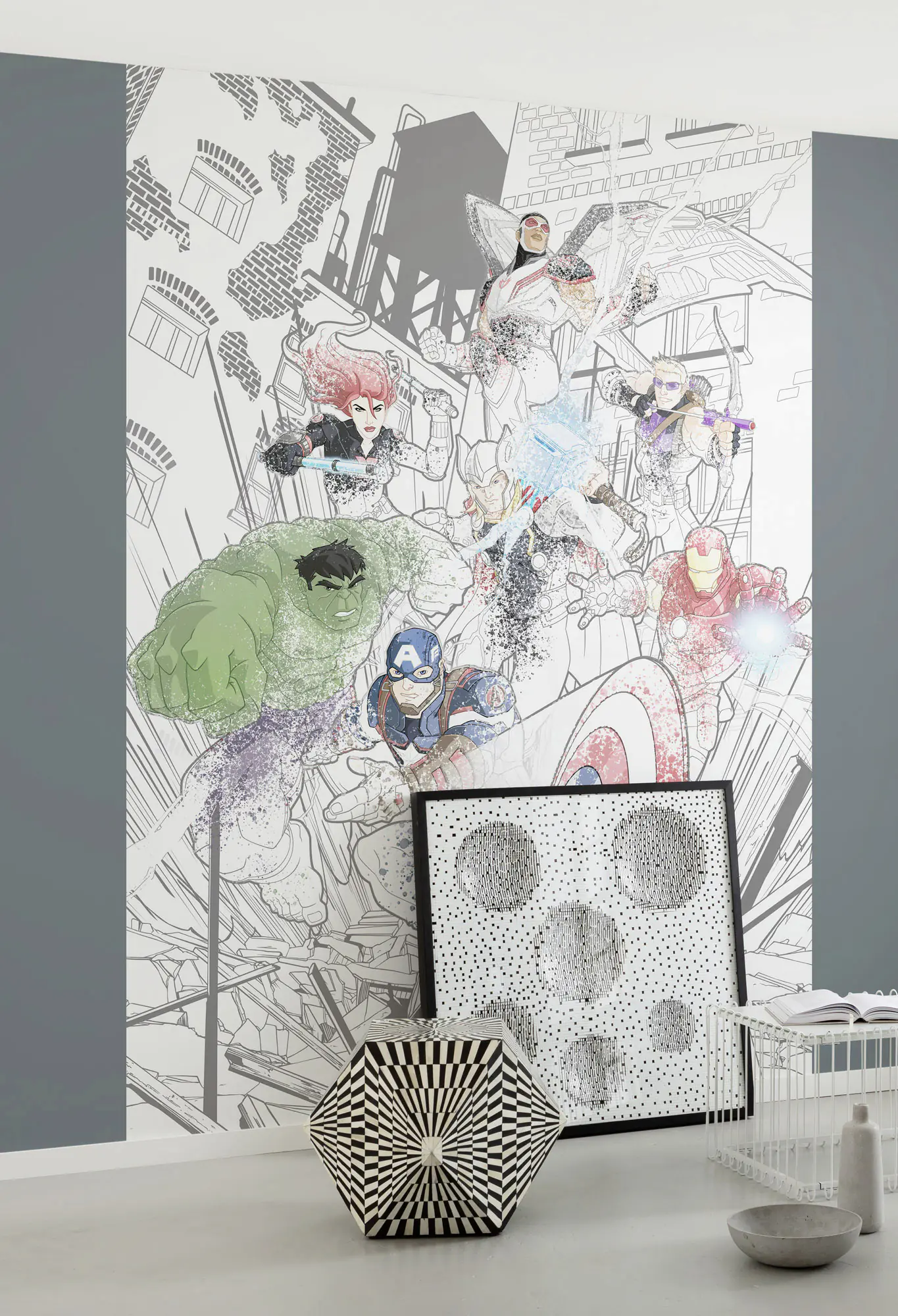 Komar Vlies Fototapete Avengers Attack 200 x 280 cm 