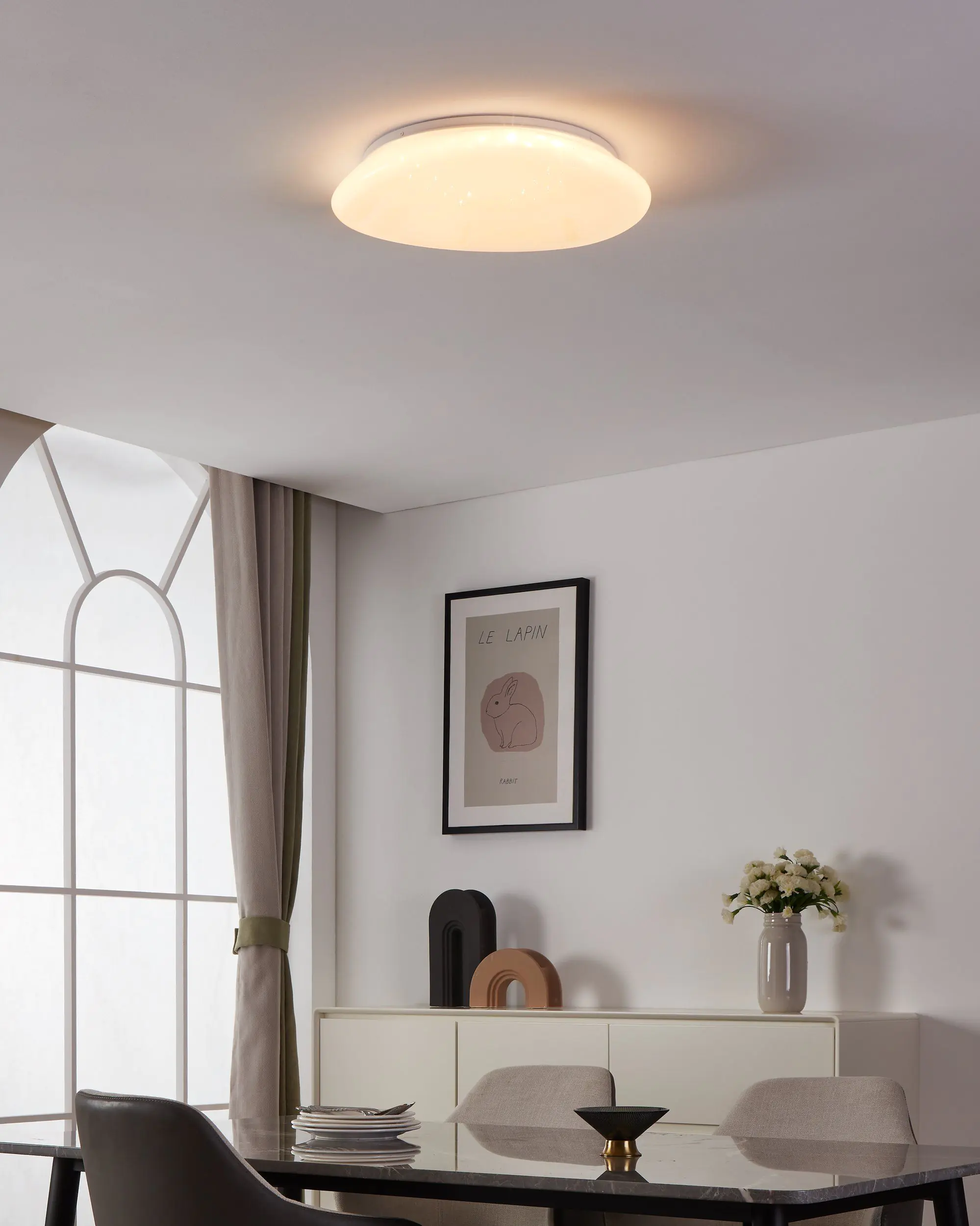 Eglo Connect LED Deckenleuchte Sileras-Z weiß RGB Smart Home connect.Z