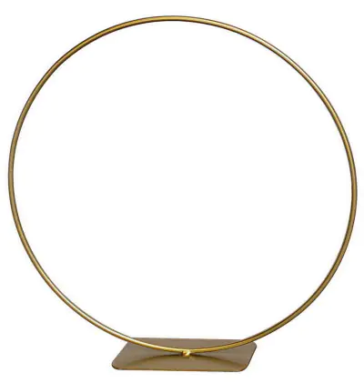 TrendLine Floristenring mit Fuß Metall Ø 30 cm gold