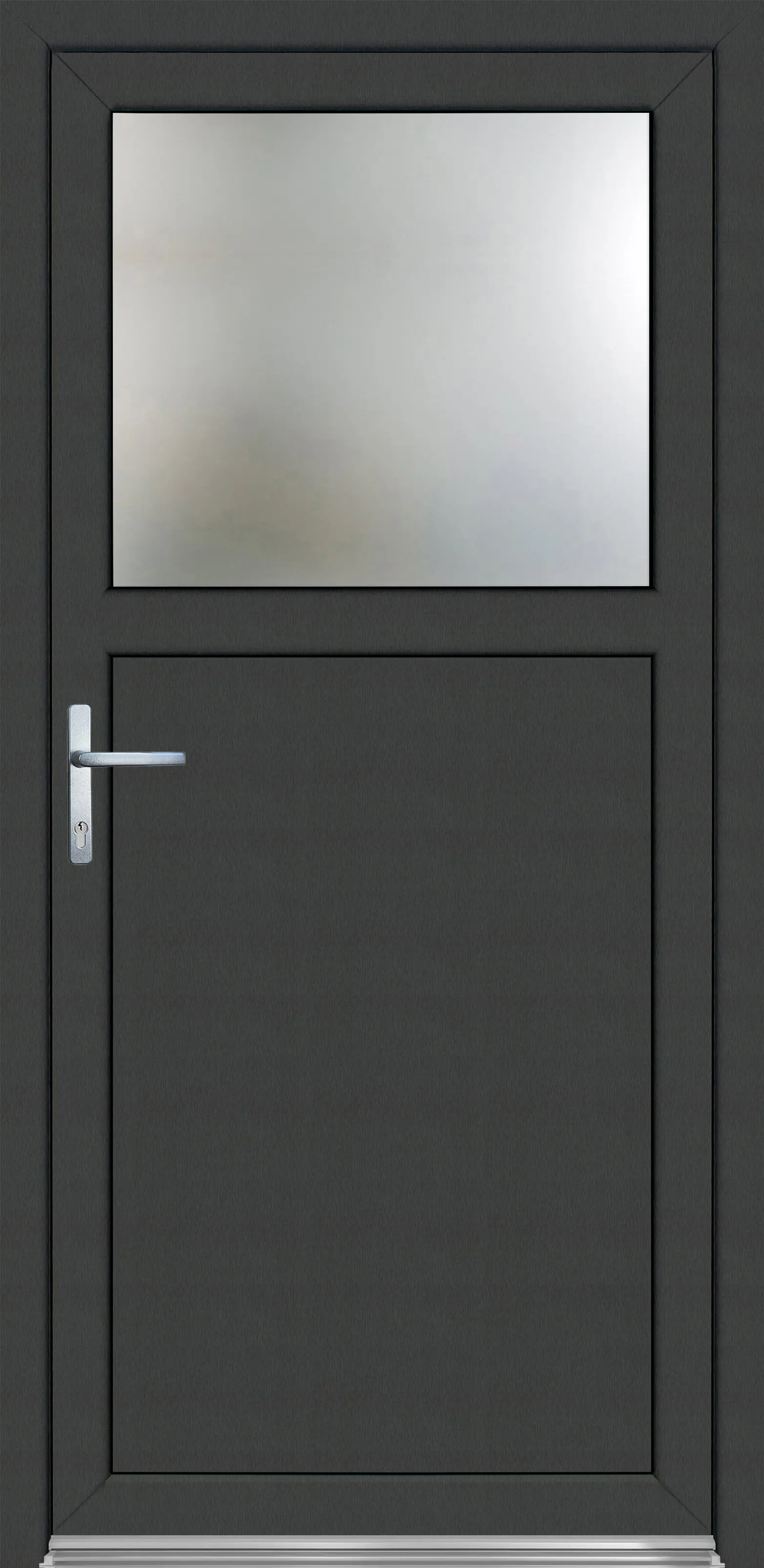 Panto Nebeneingangstür Kunststoff Premium 510 98 x 198 cm DIN links weiß/anthrazit