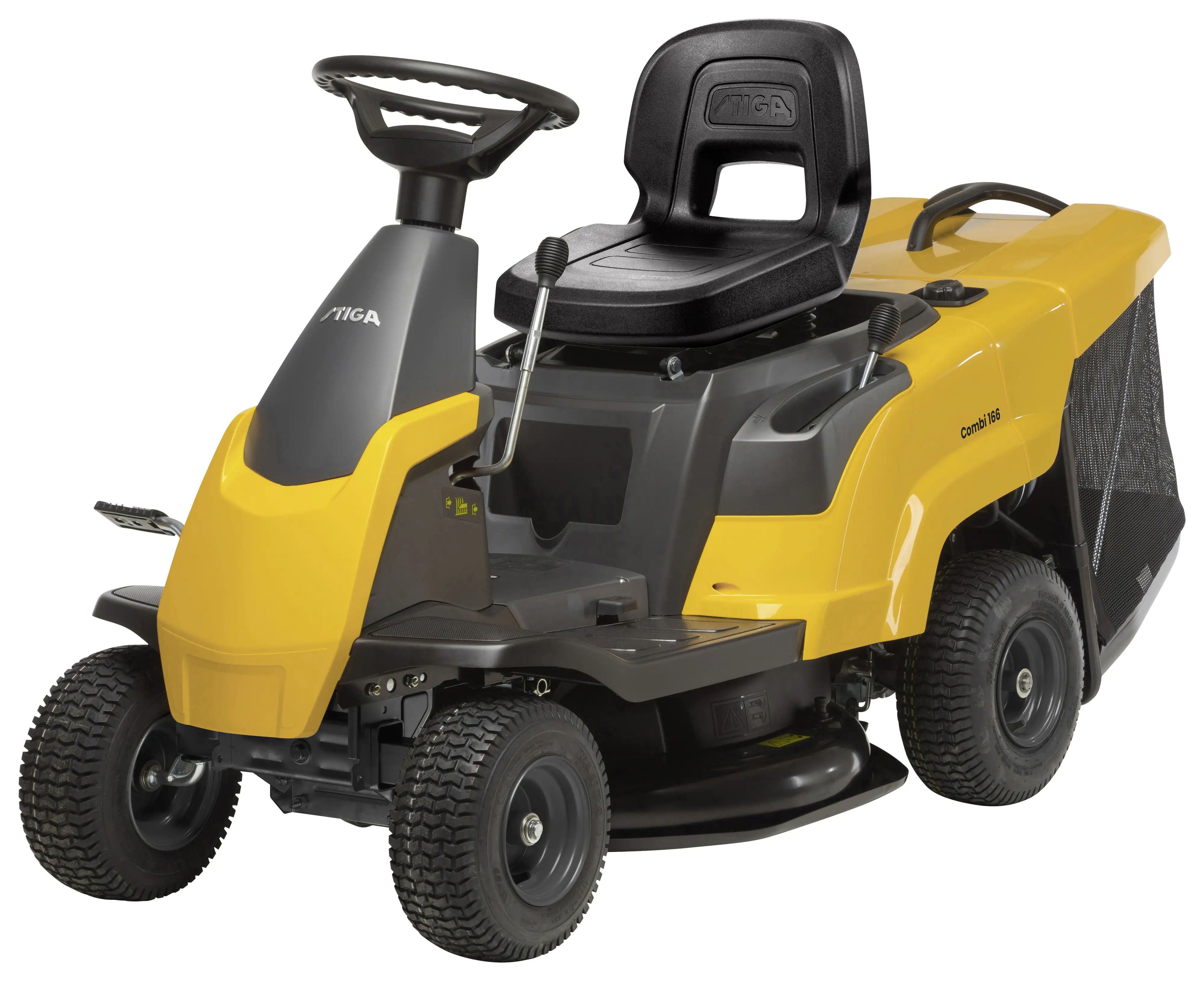 Stiga Benzin Rasentraktor Combi 166 3,6 kW, 66 cm Schnittbreite