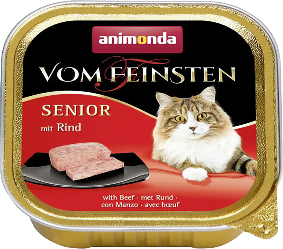 Animonda vom Feinsten Katzennassfutter Senior getreidefrei 100 g Rind
