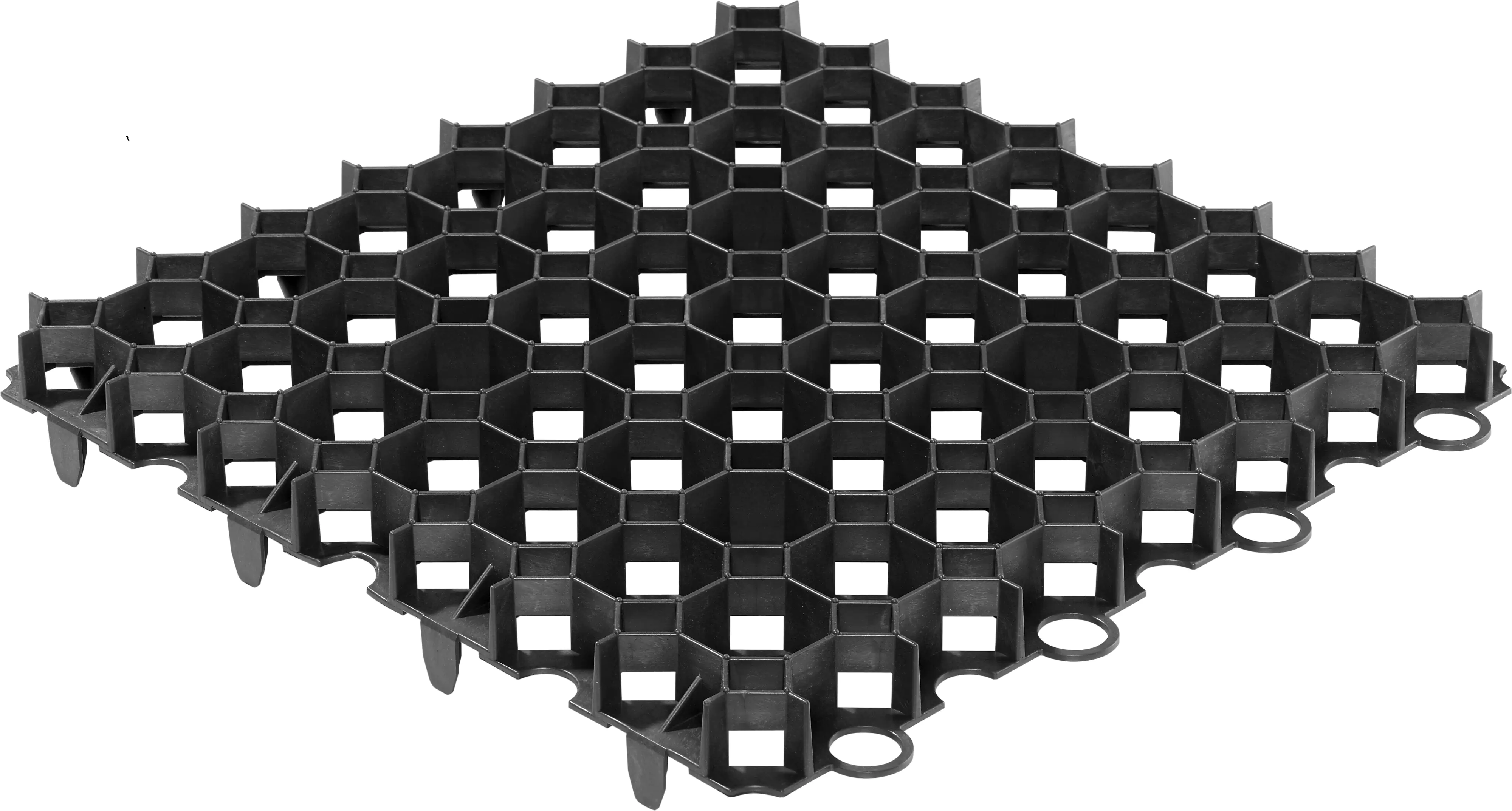 Gutta Rasengitter 50 x 50 cm schwarz 20 Stück