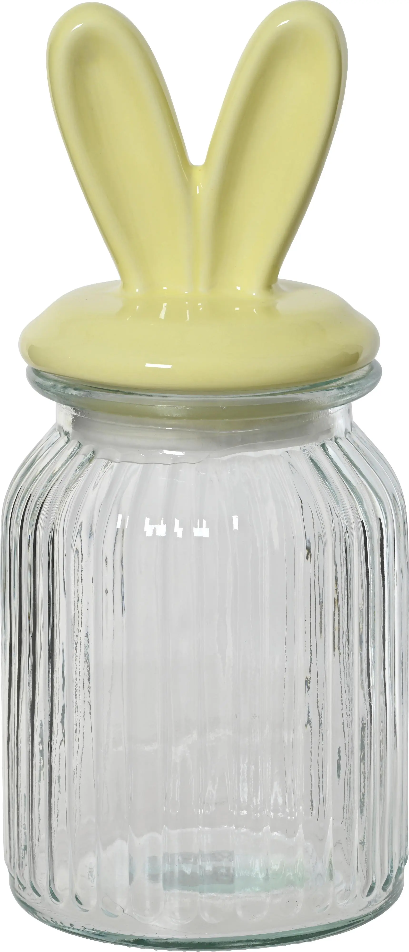 Kaemingk Glasgefäß Ostern 24 cm grün-weiß