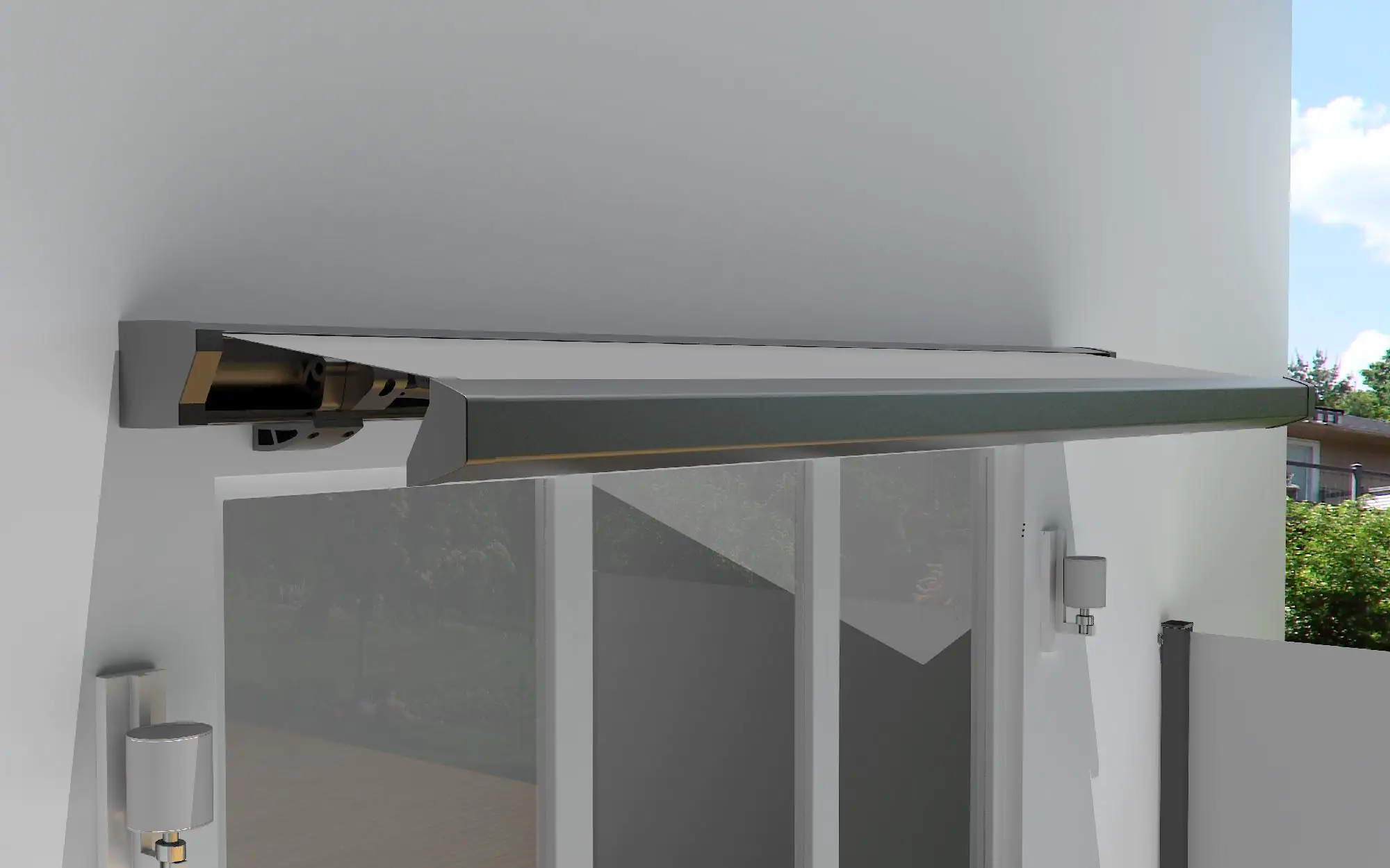 Primaster Kassetten-Markise 4 x 3,5 m elektrisch anthrazit