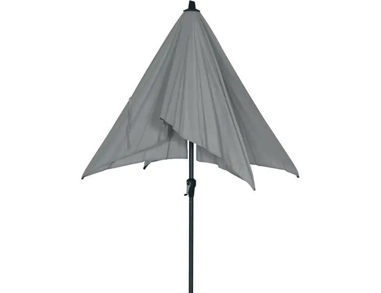 Siena Garden Mittelstockschirm Avio taupe 250 x 200 cm