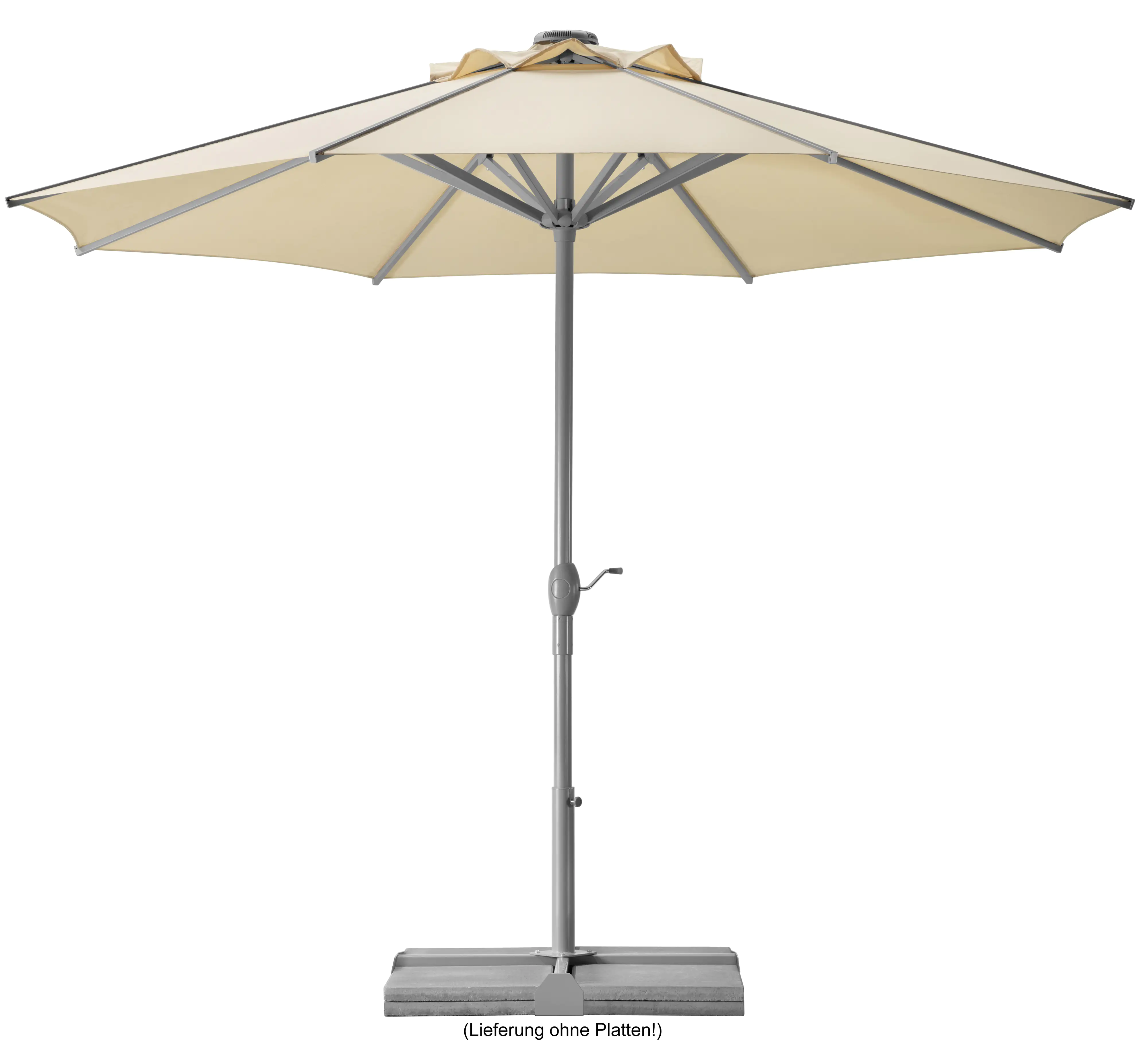 Schneider Sonnenschirm Rooftop natur Ø 350 cm inkl. Sonnenschirmhülle 