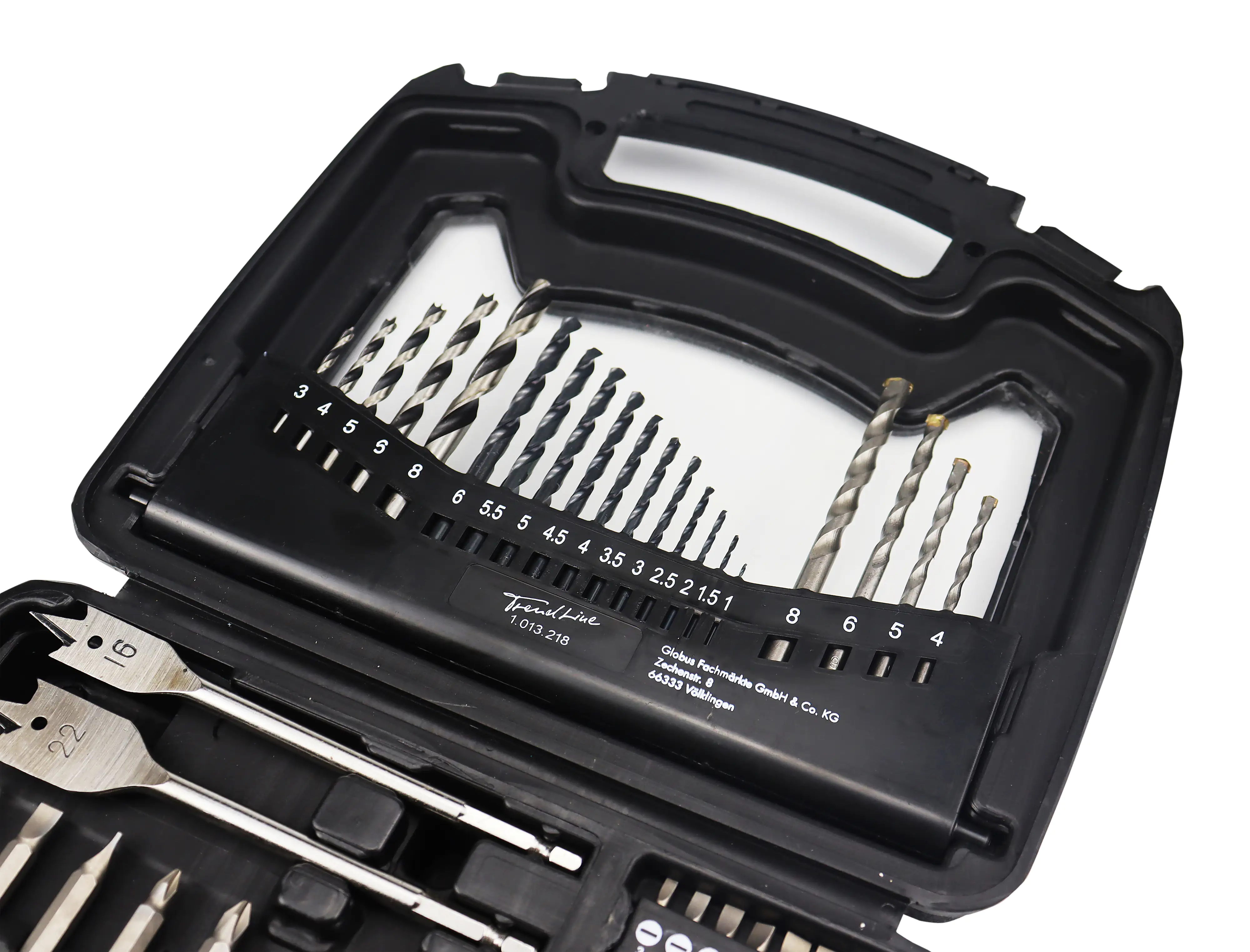 TrendLine Bohrer-Bit-Set im Kunststoffkoffer 75-teilig