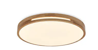 Osram LED Deckenleuchte Orbis Woodburry 39 cm 24W Holzdekor dimmbar