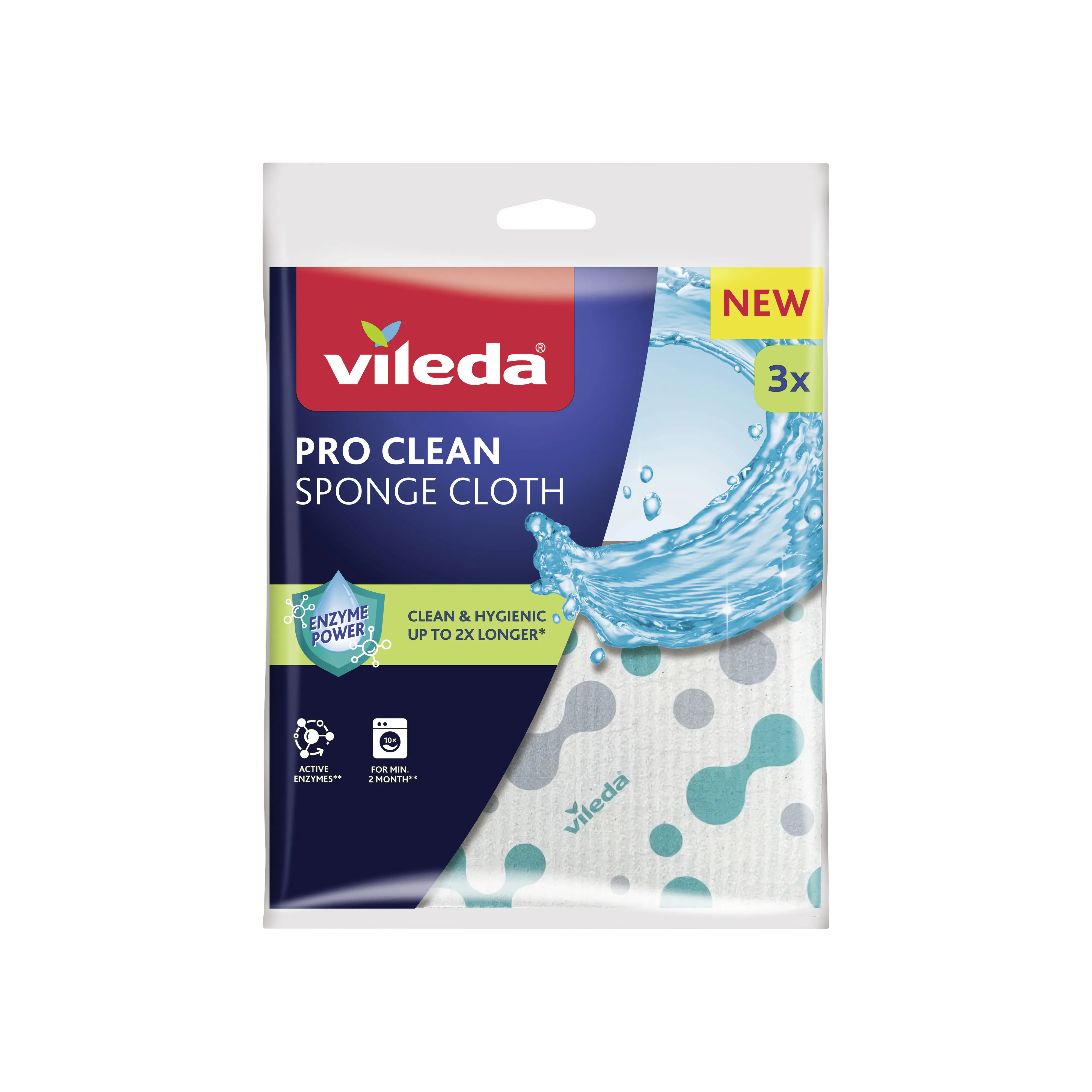Vileda Schwammtuch Pro Clean 3er Pack