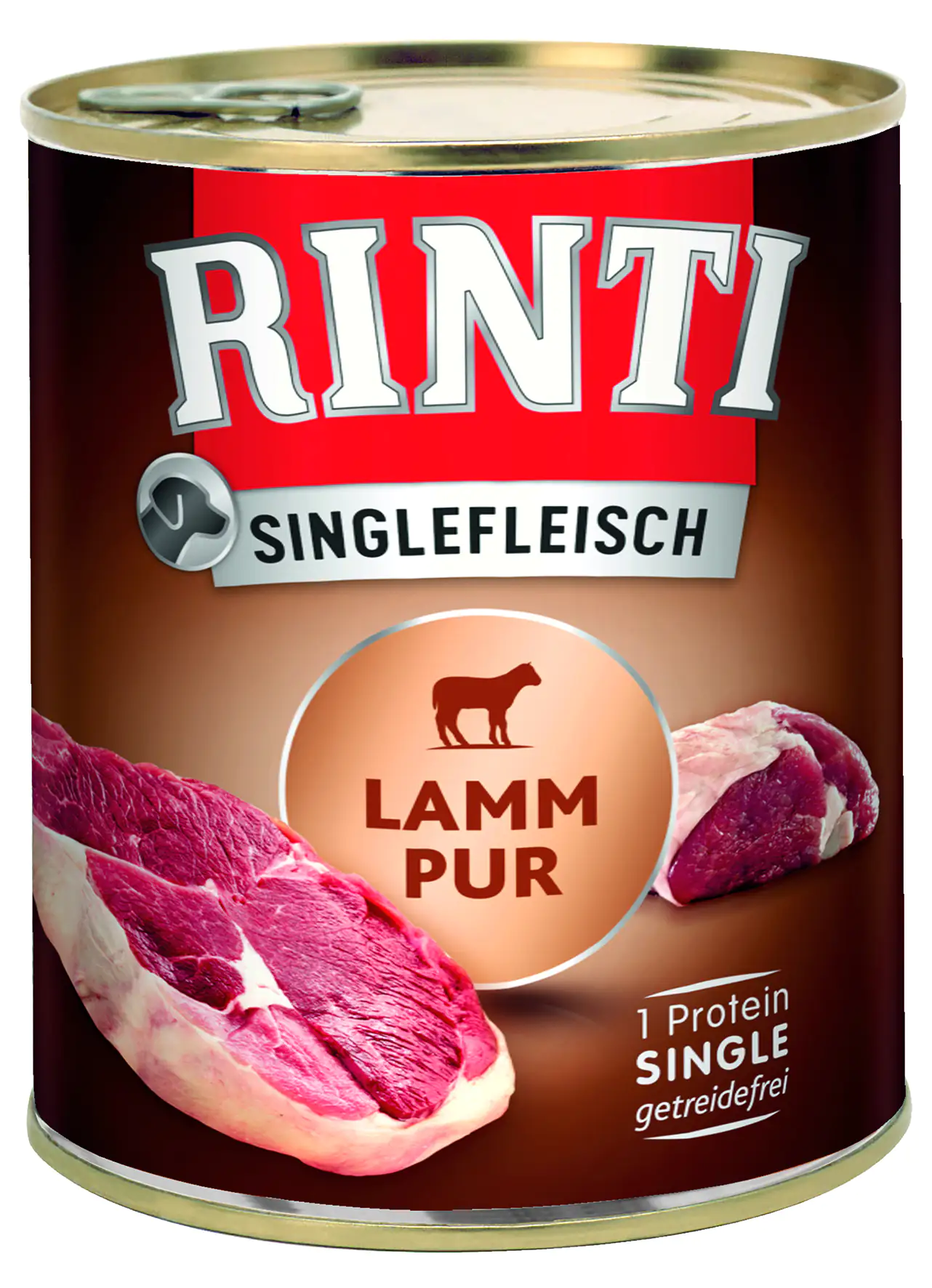 Rinti Singlefleisch Hundenassfutter Adult getreidefrei 800 g Lamm