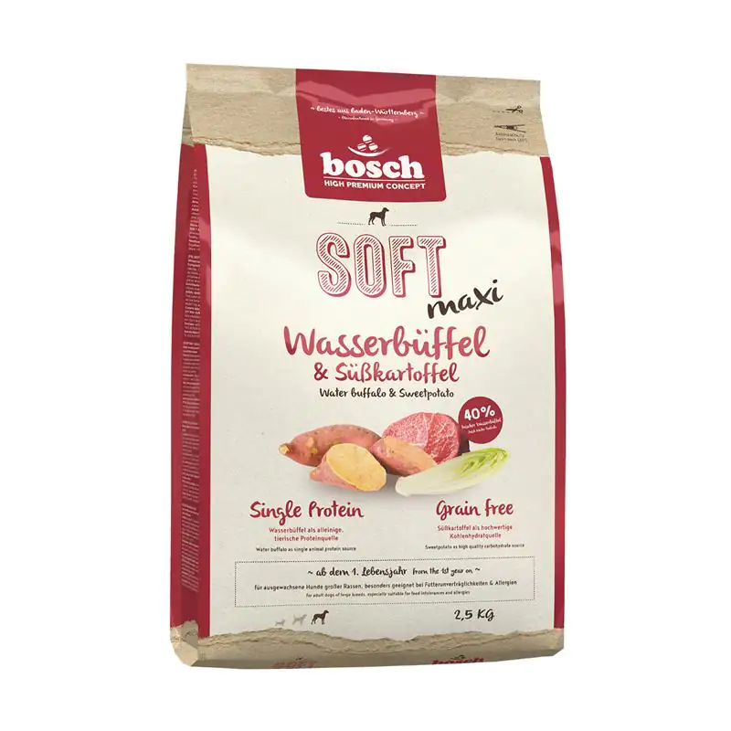 Bosch Hundetrockenfutter Adult Maxi 2,5 kg Wasserbüffel & Süßkartoffel 