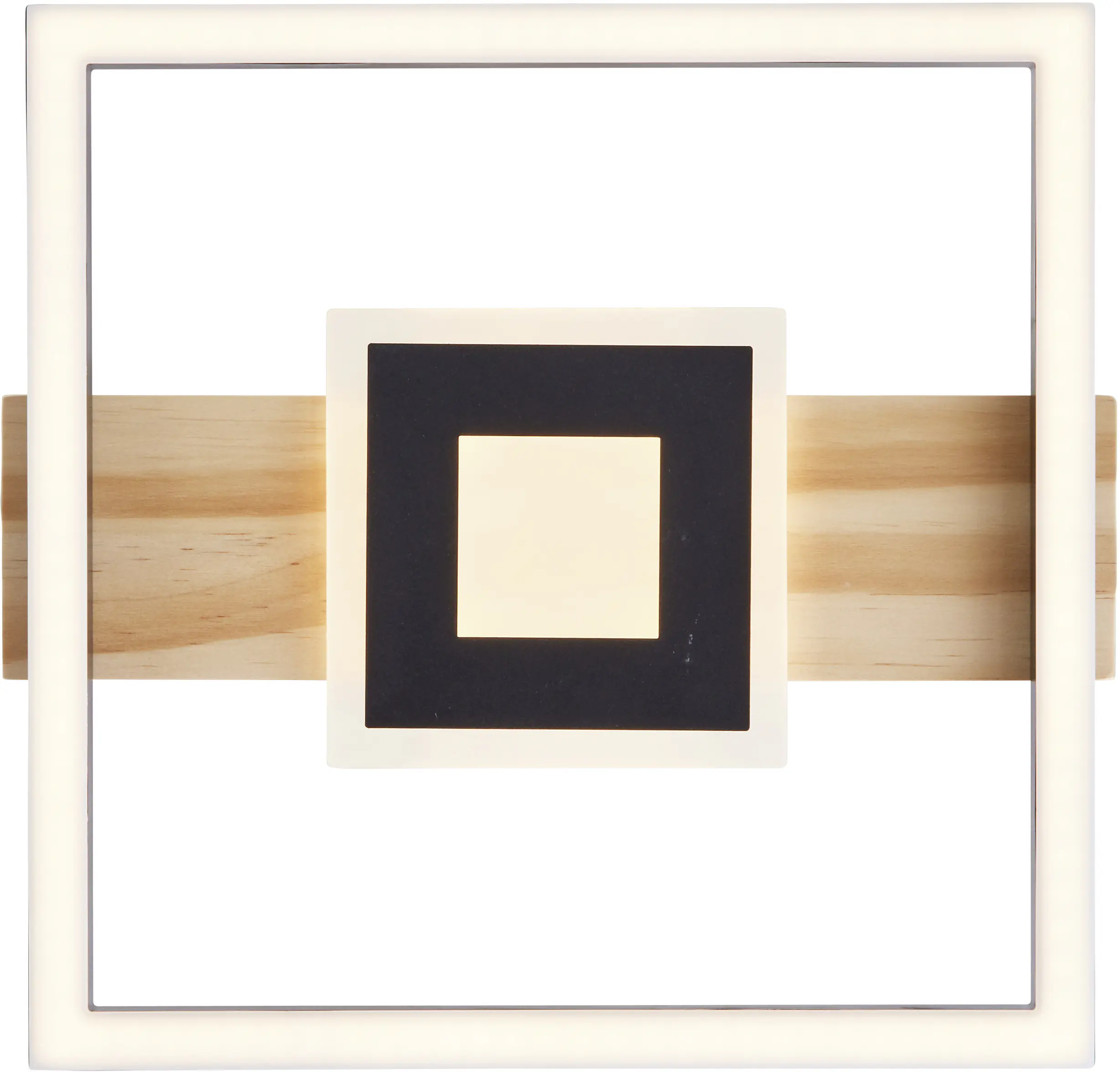 Brilliant Leuchten LED Deckenleuchte Baldo 24W, warmweiß, holz