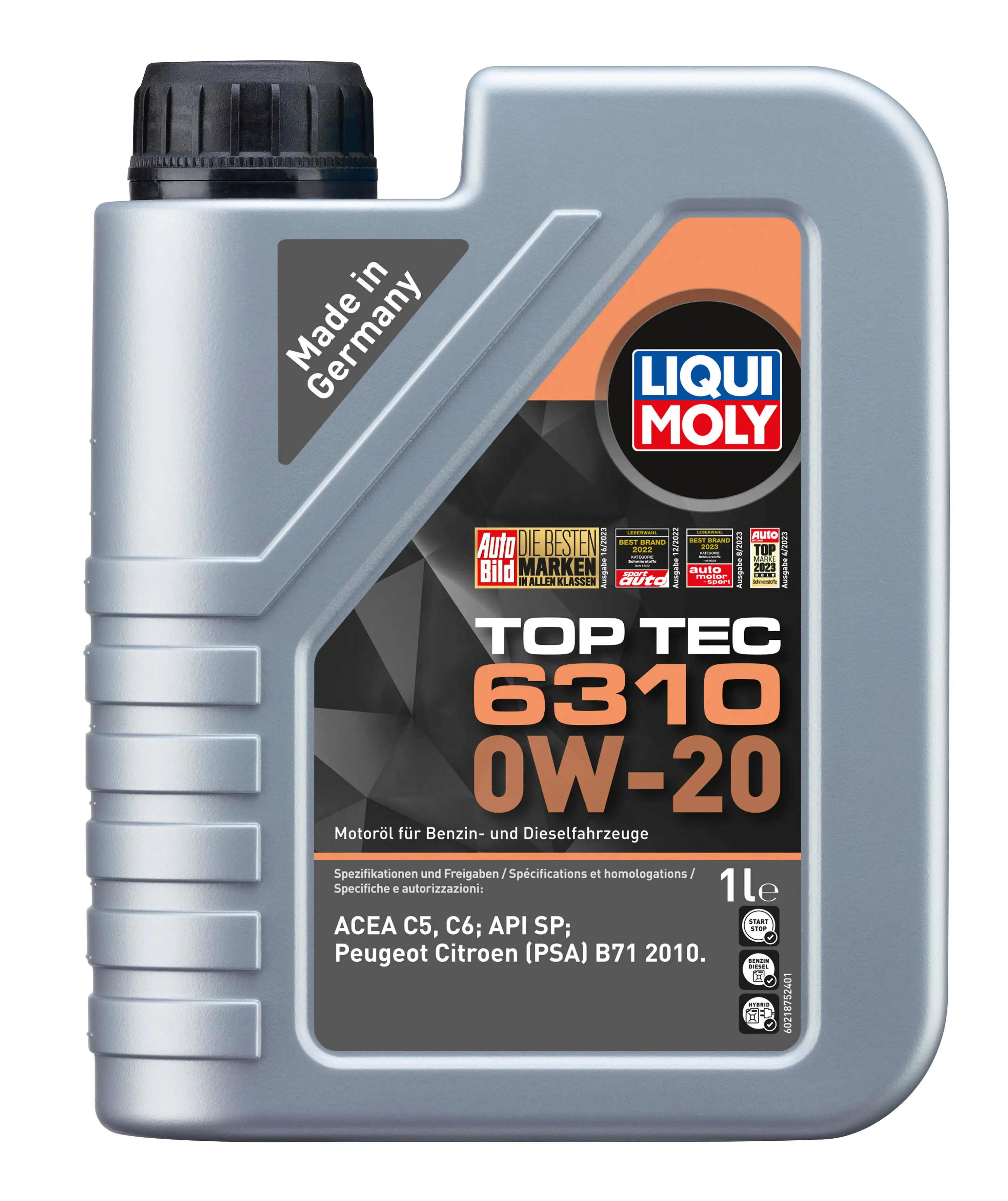 Liqui Moly Motoröl Top Tec 6310 0W-20 1L