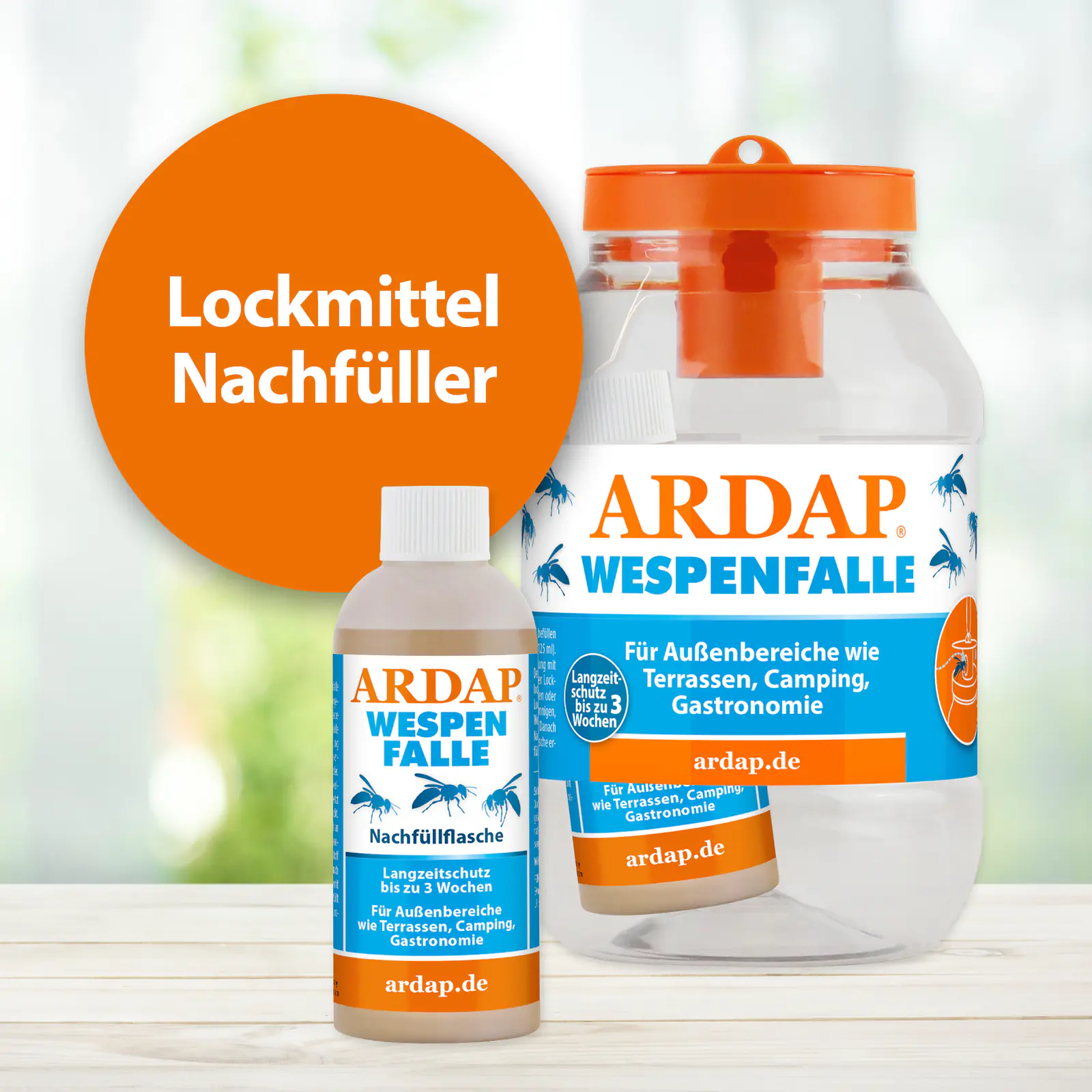 Ardap Wespenfalle Nachfüllpack 2 Stück