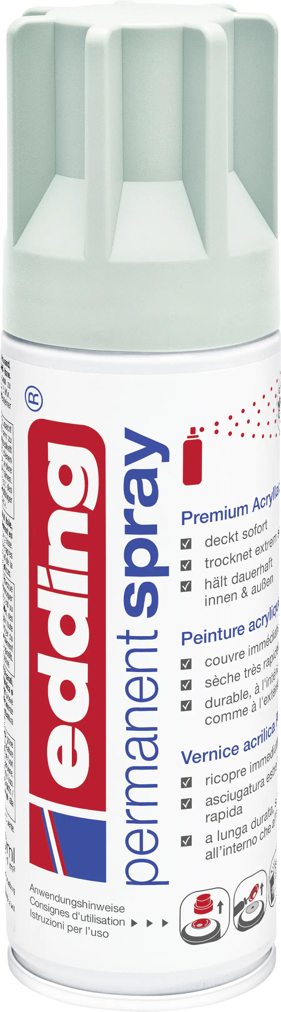 edding 5200 Permanent Spray Premium Acrylic Paint mint seidenmatt