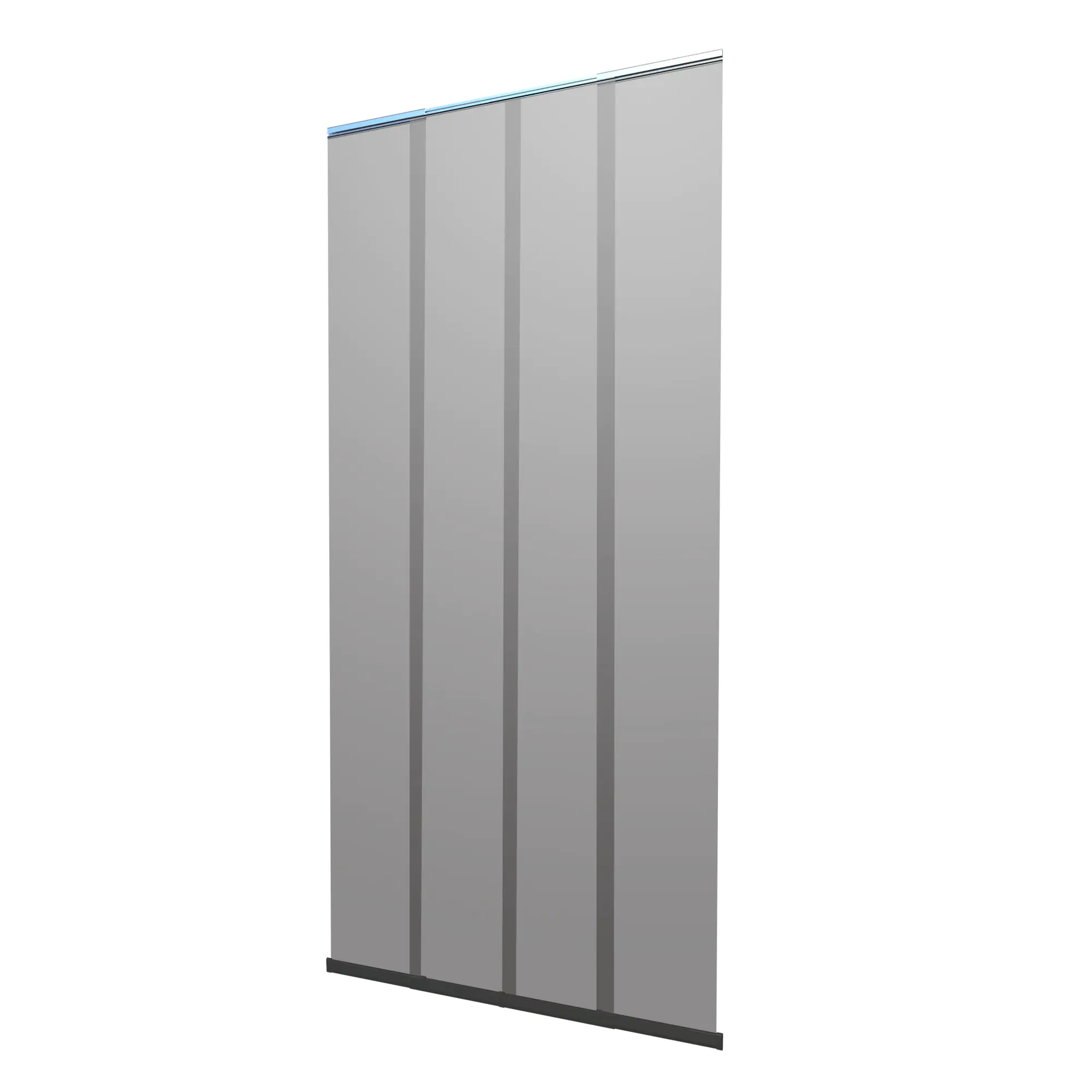Primaster Fliegenschutz-Türvorhang Teleskop Alu 120 x 250 cm anthrazit 