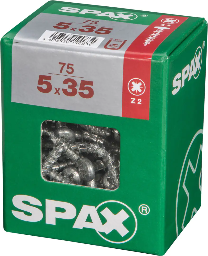 Spax Universalschrauben 5.0 x 35 mm TX 20 - 75 Stk.