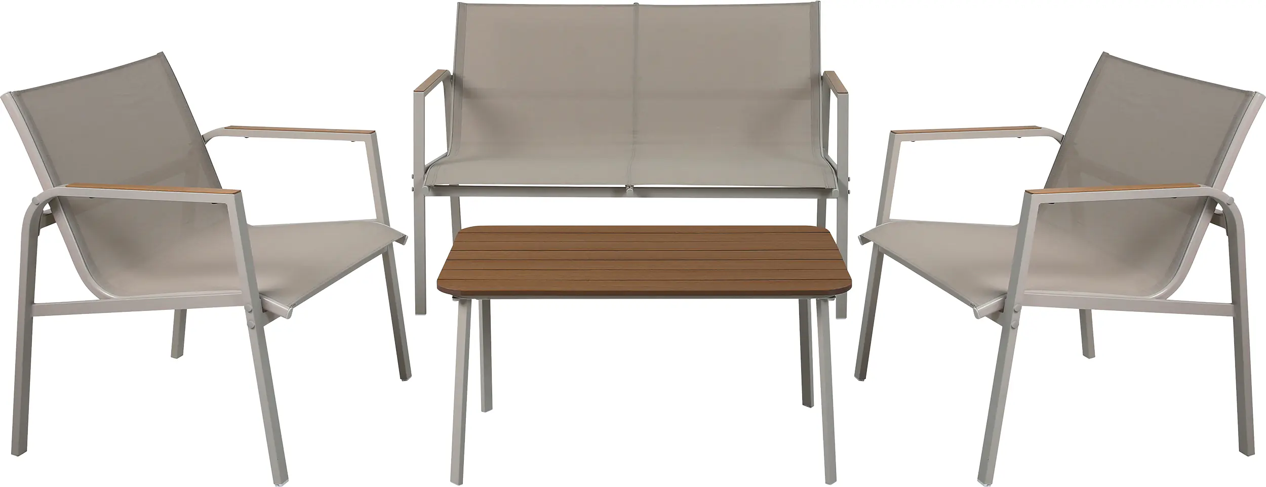 Primaster Gartenmöbel-Set Costa Polyester/Stahl
