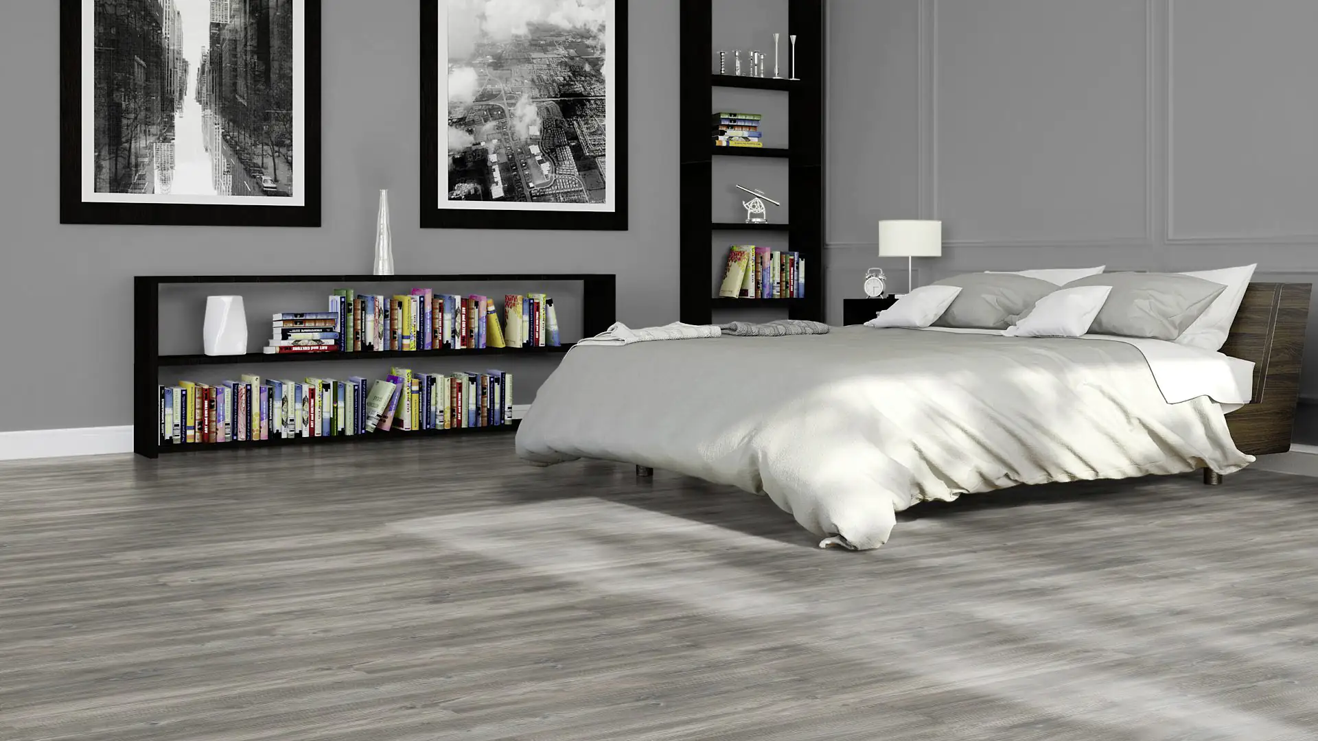 Classen Laminat 7 mm 4V 128,6 x 19,4 cm 7 mm Kiefer grau
