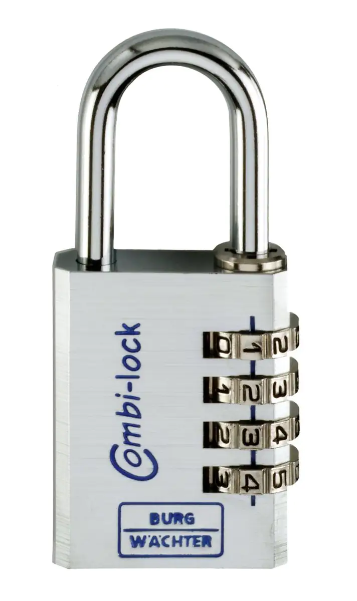 Burg Wächter Zahlenschloss Combi Lock 90 40 Chromo SB 18.5 x 32.5 mm