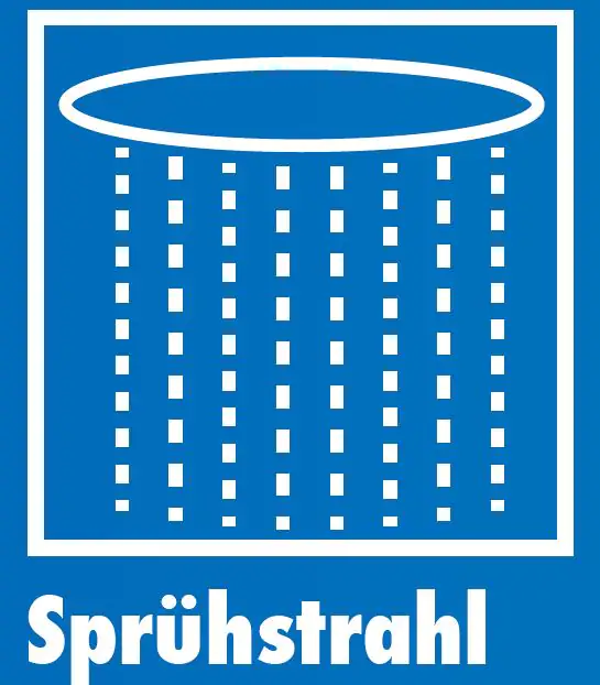 Primaster Handbrause Water Feeling chrom-weiß mit Wasserspareinsatz