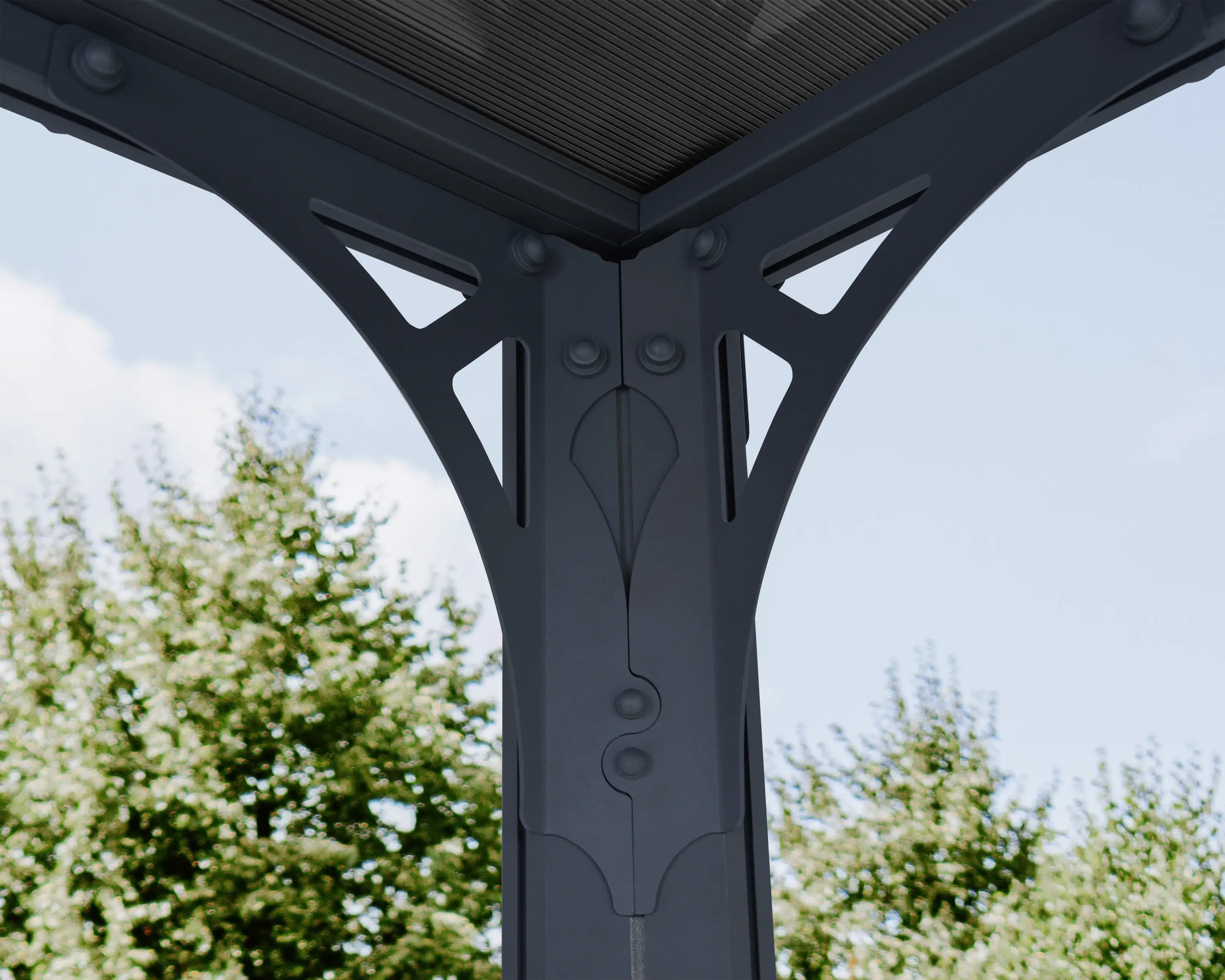 Canopia Pavillon Milano 309 x 309 cm grau