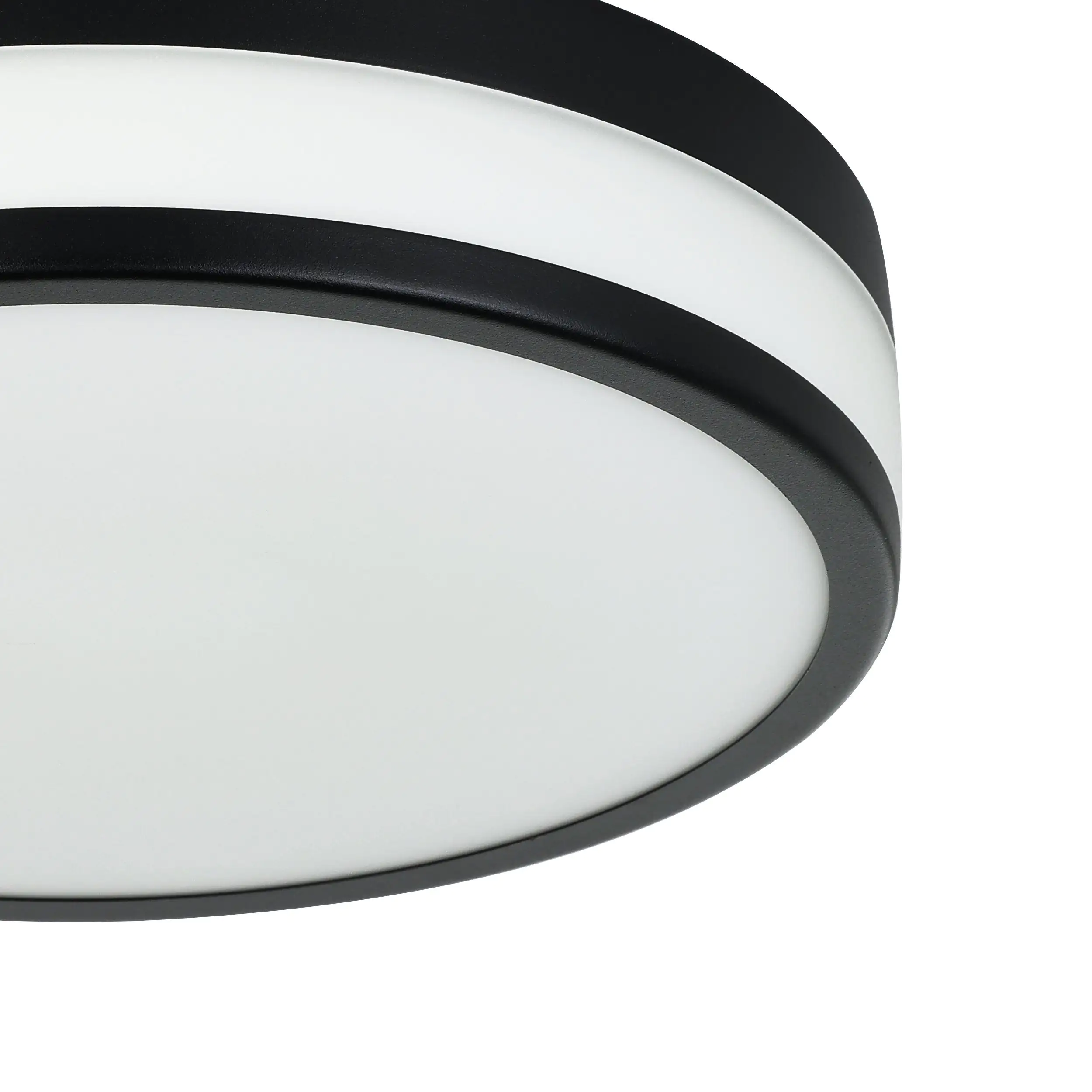 Eglo LED Deckenleuchte Palermo schwarz weiß Ø 30 cm