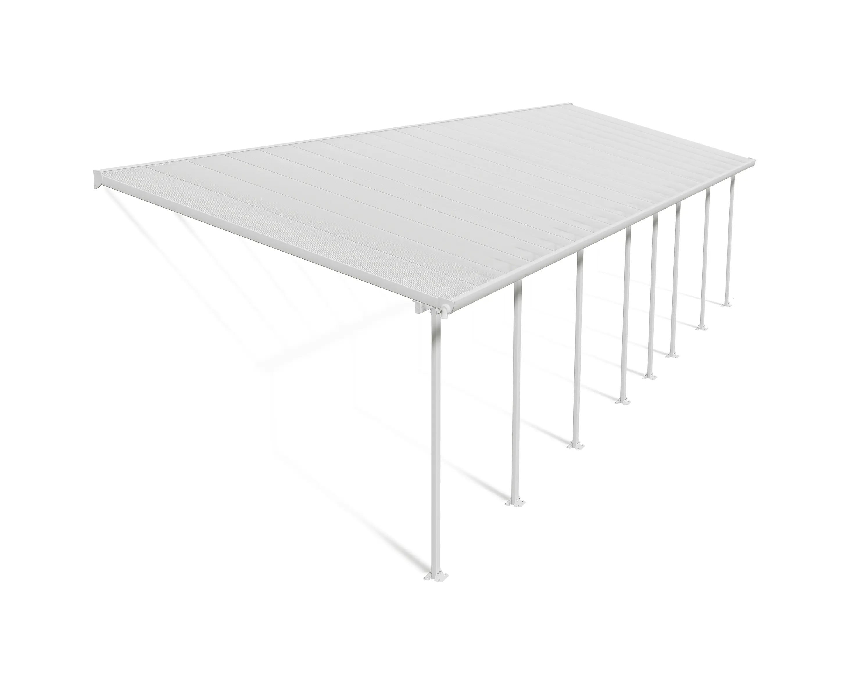 Canopia Terrassendach 1220 x 300 cm weiß