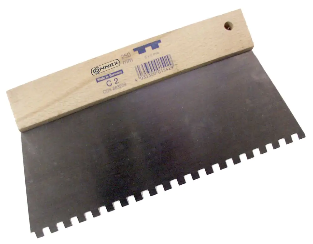 Connex Zahnspachtel 250 mm Zahnung C2 6 x 6 mm