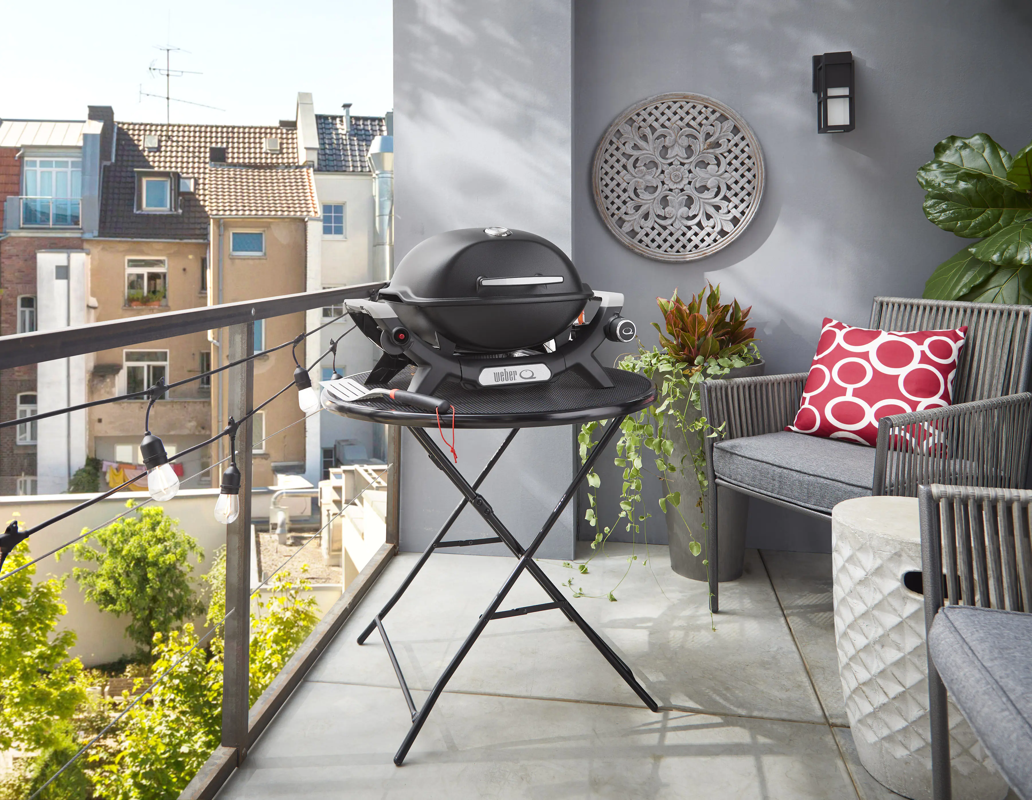 Weber Gasgrill Q1100N, schwarz, 38x66x44 cm, 2,94 kW