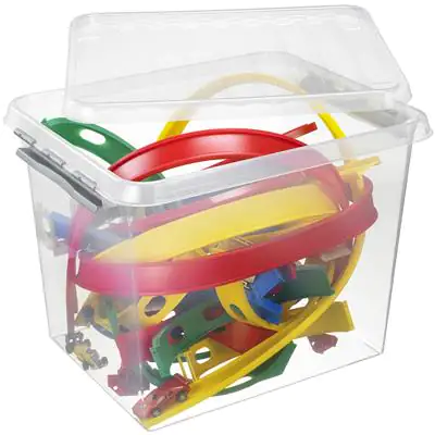 Sunware Aufbewahrungsbox Q-Line mit Deckel 50 x 40 cm 52 L transparent