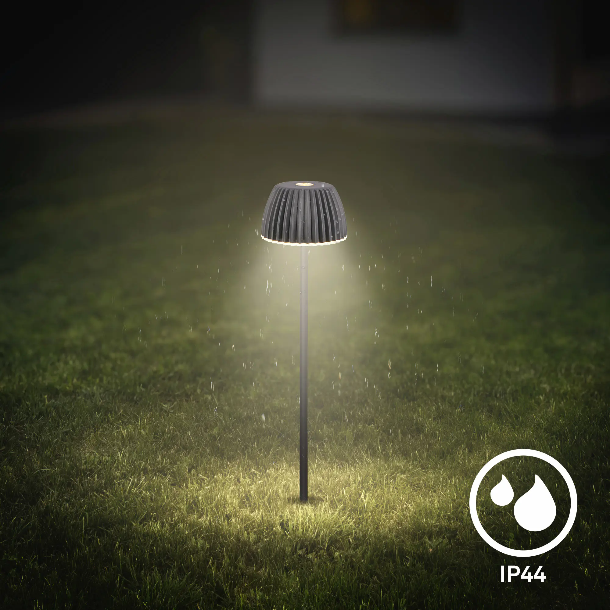 Briloner LED-Gartenleuchte Spießleuchte Riffle anthrazit dimmbar 