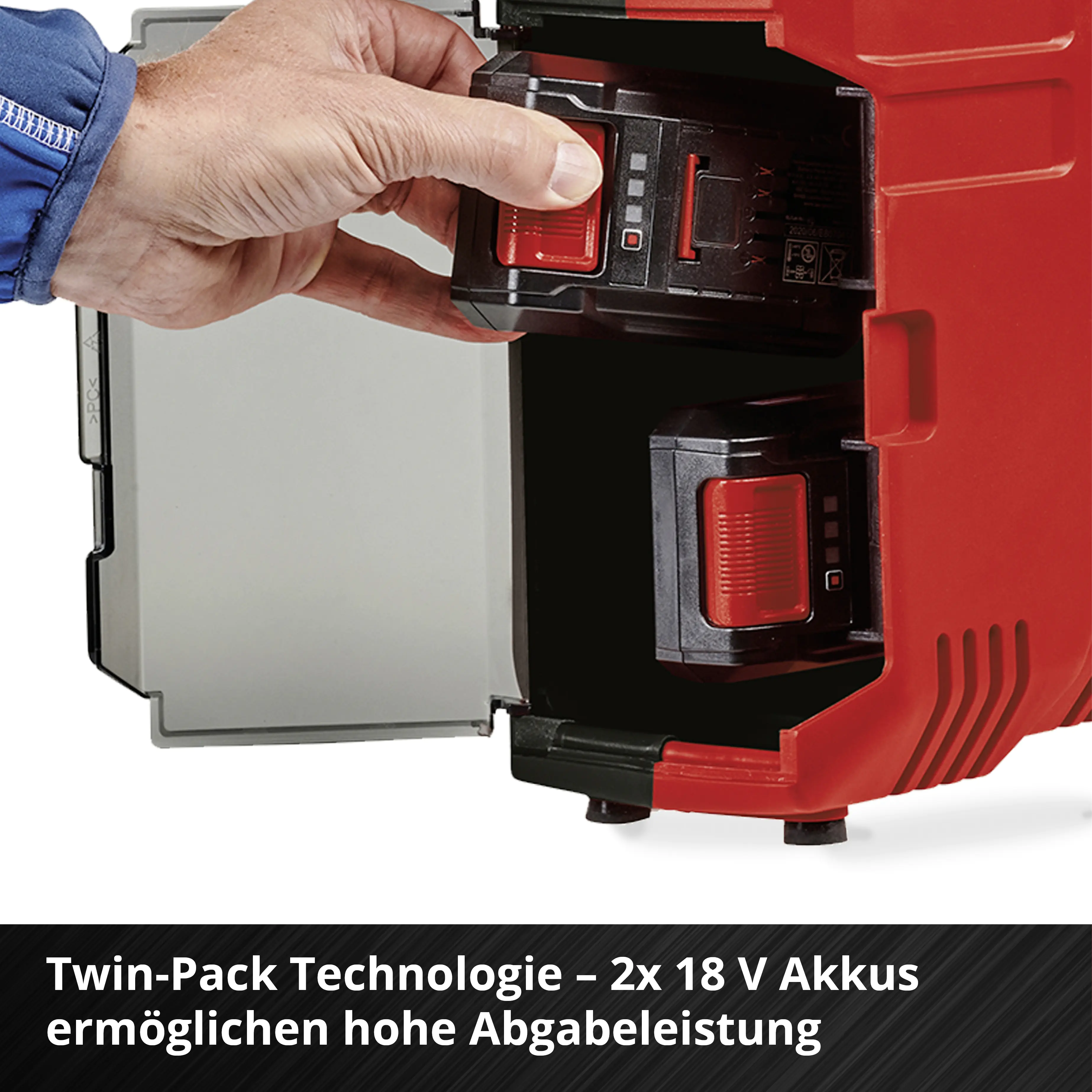 Einhell Expert Akku-Koffer-Kompressor TE-AC 36/8 Li OF Solo 36 V