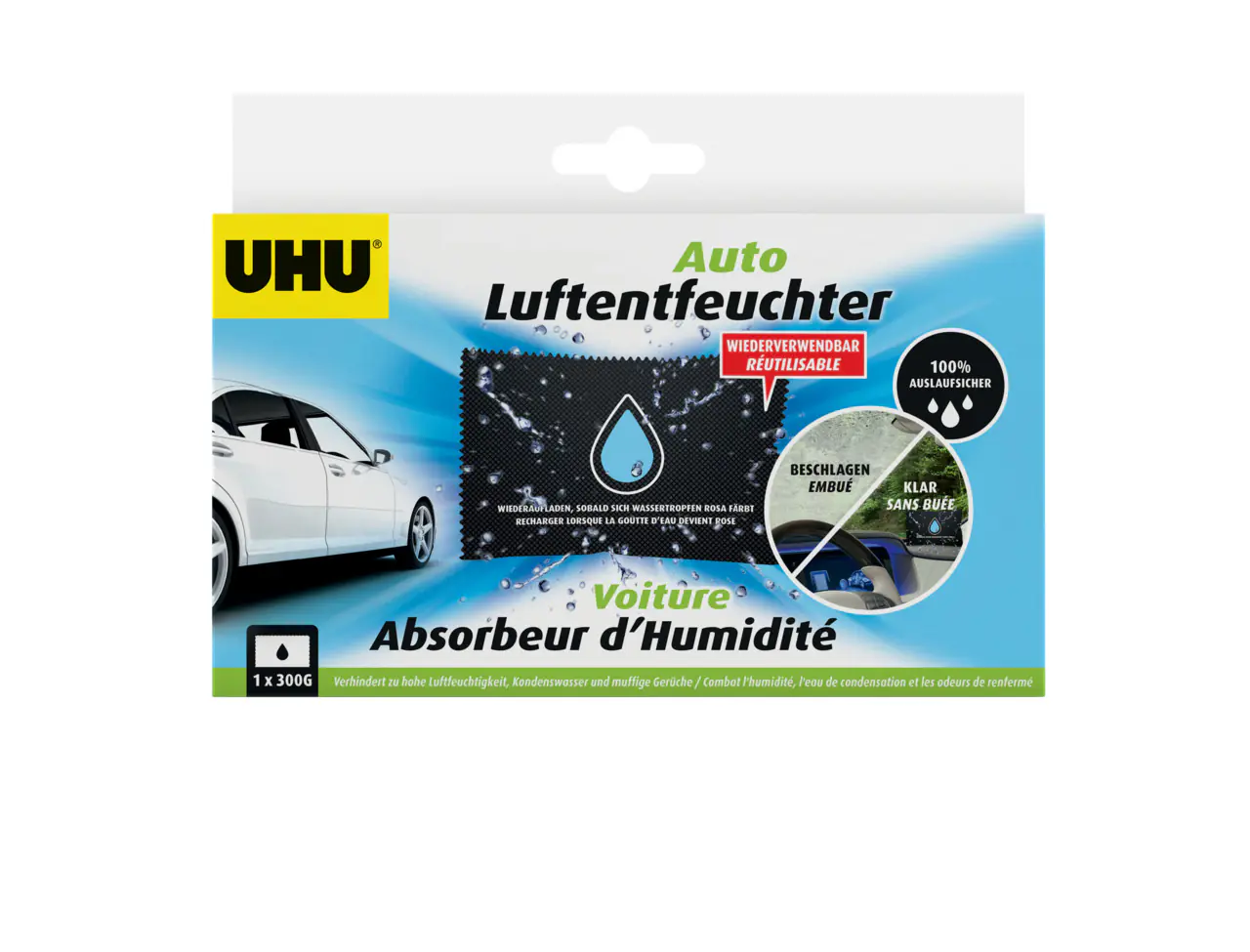 UHU Luftentfeuchter Auto 300 g