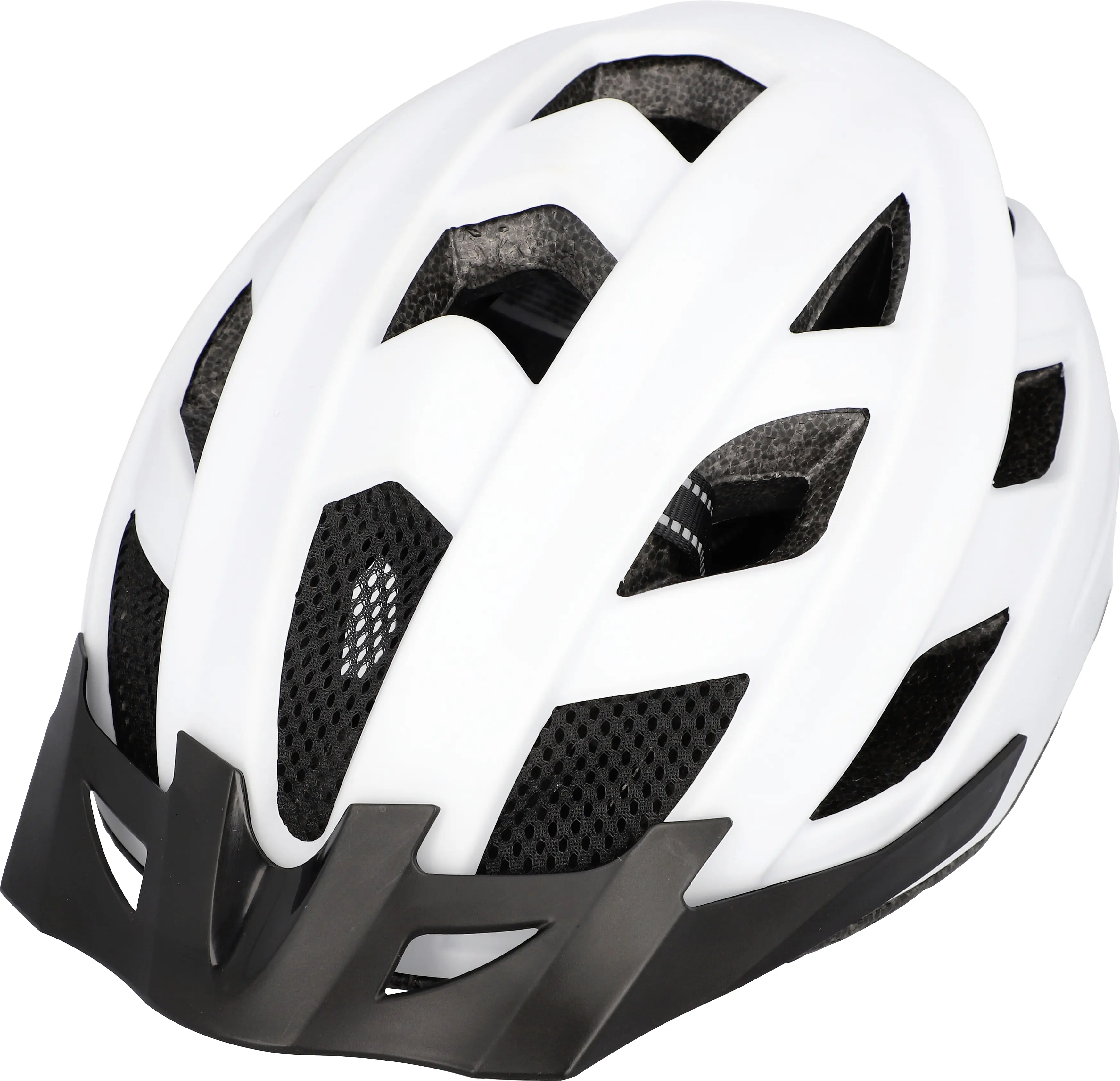 Fischer Fahrradhelm Urban Plus Atlanta S/M weiß schwarz