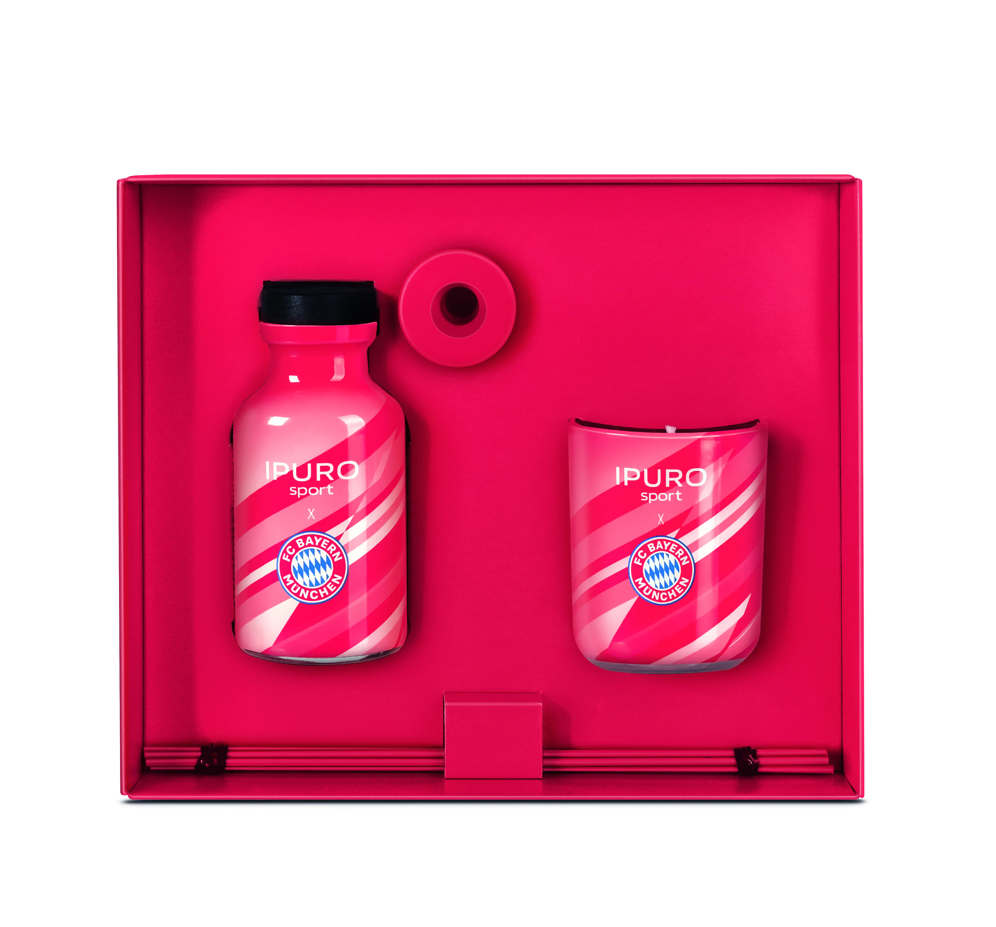 ipuro x FC Bayern München Raumduft-Set 50 ml + 50 g Kerze