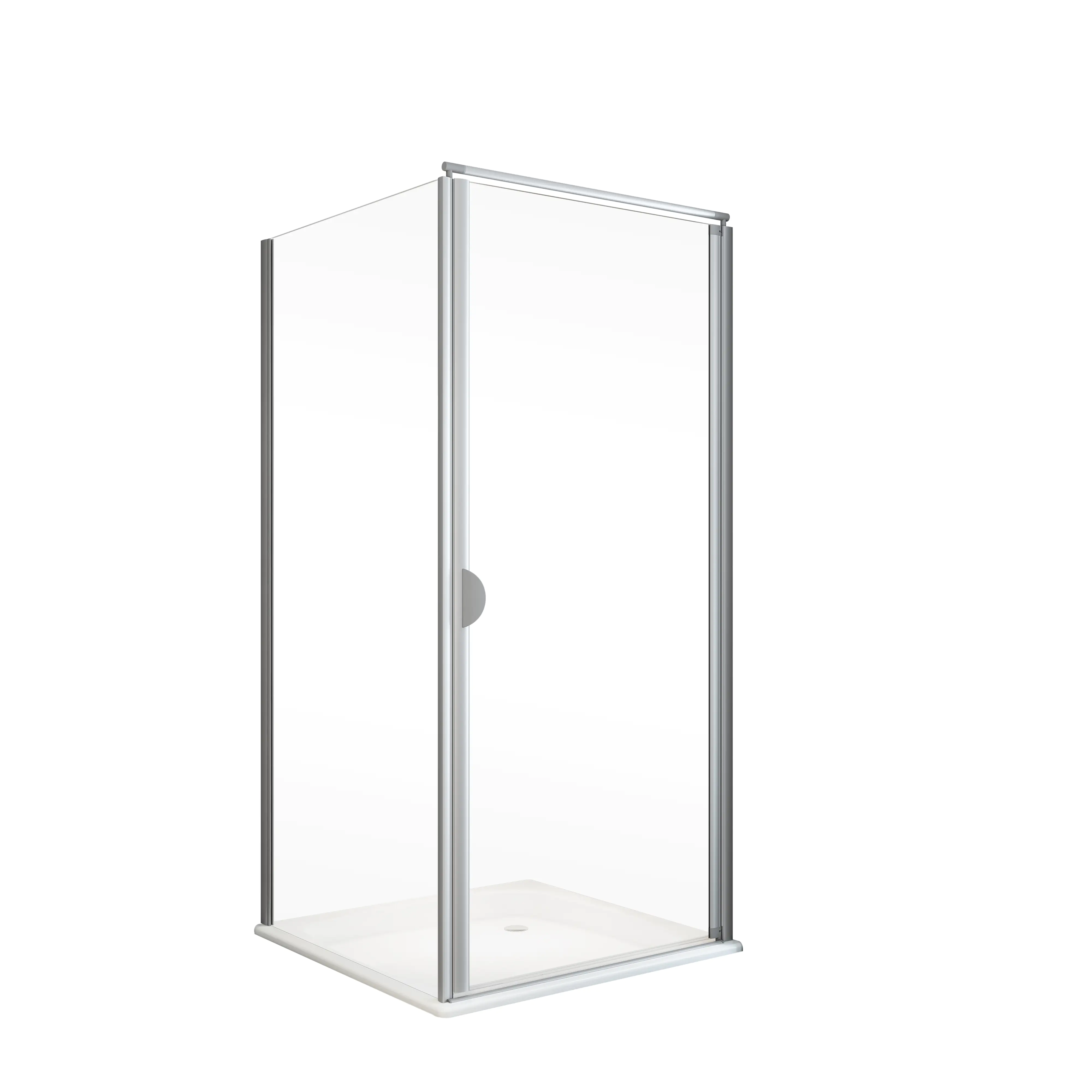 Schulte Drehtür Seitenwand Duschwanne 80 x 80 x 180 cm Sunny