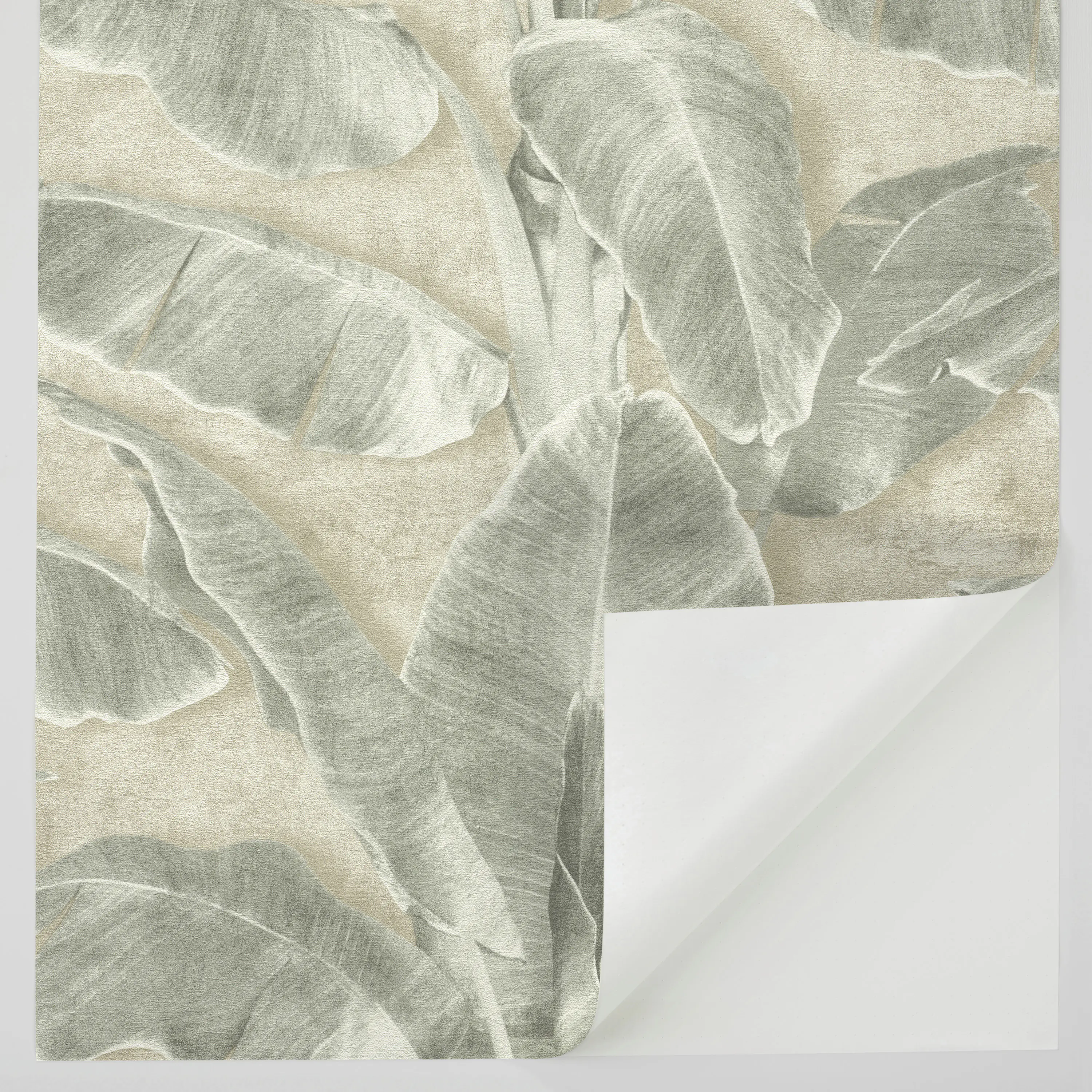 Tesa x Rasch selbstklebende Tapete Cuba Blatt grün beige 6 x 0,53 m
