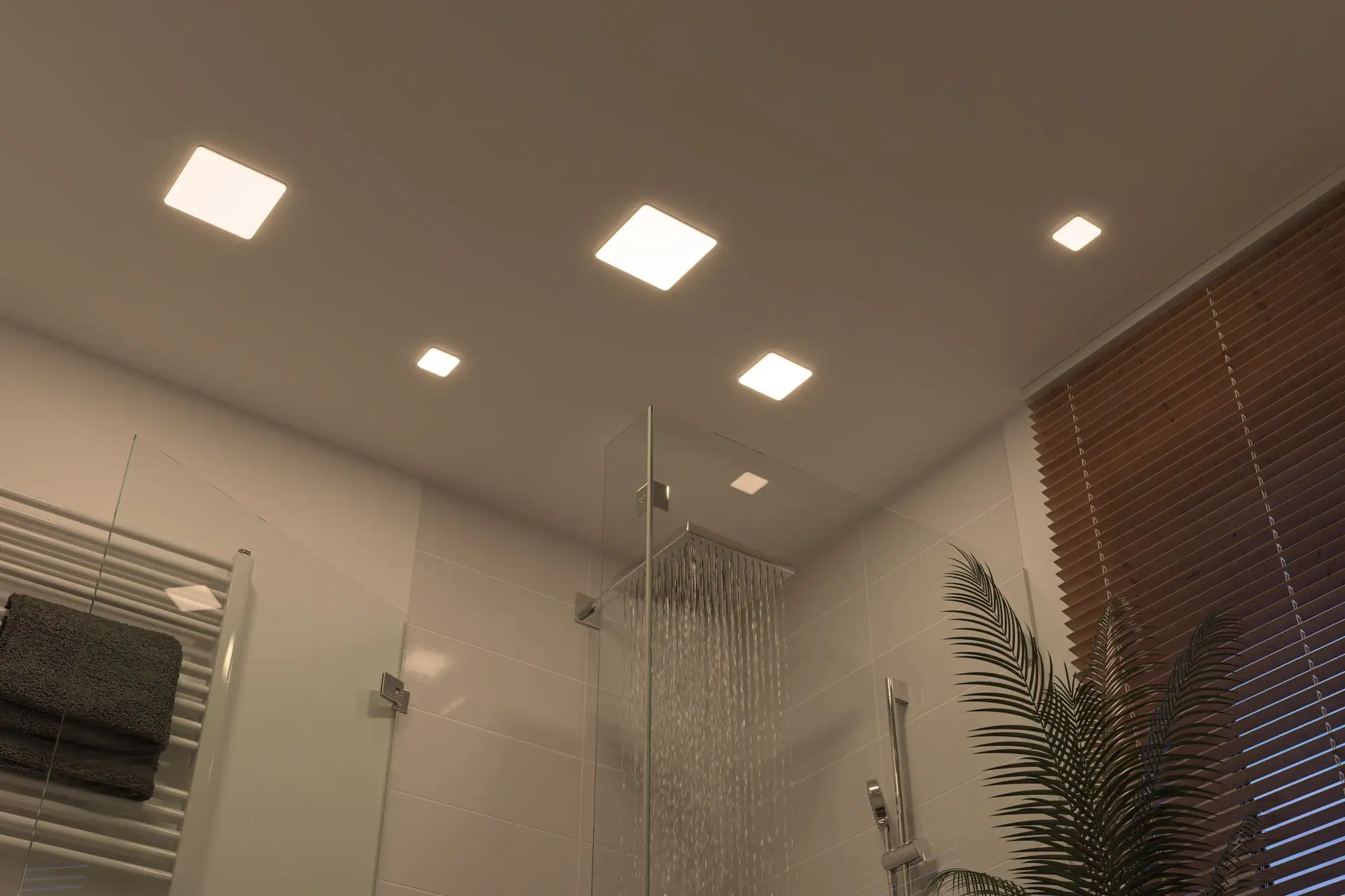 Paulmann Einbauleuchte LED Veluna Varifit eckig 18,5 cm 17,5 W satin