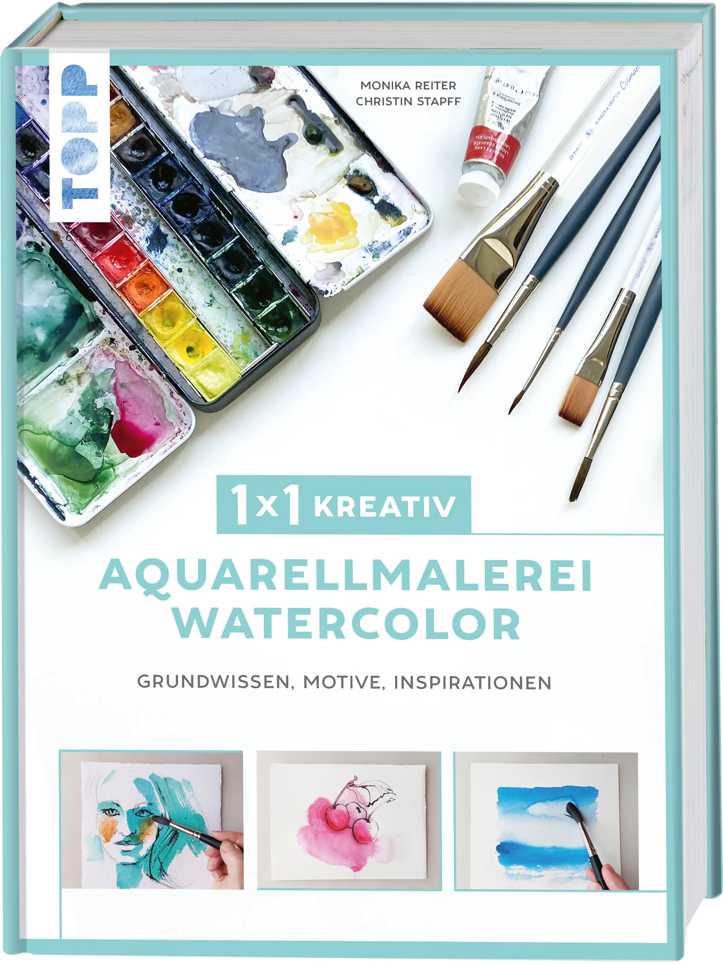 Malbuch 1x1 kreativ Aquarellmalerei/Watercolor