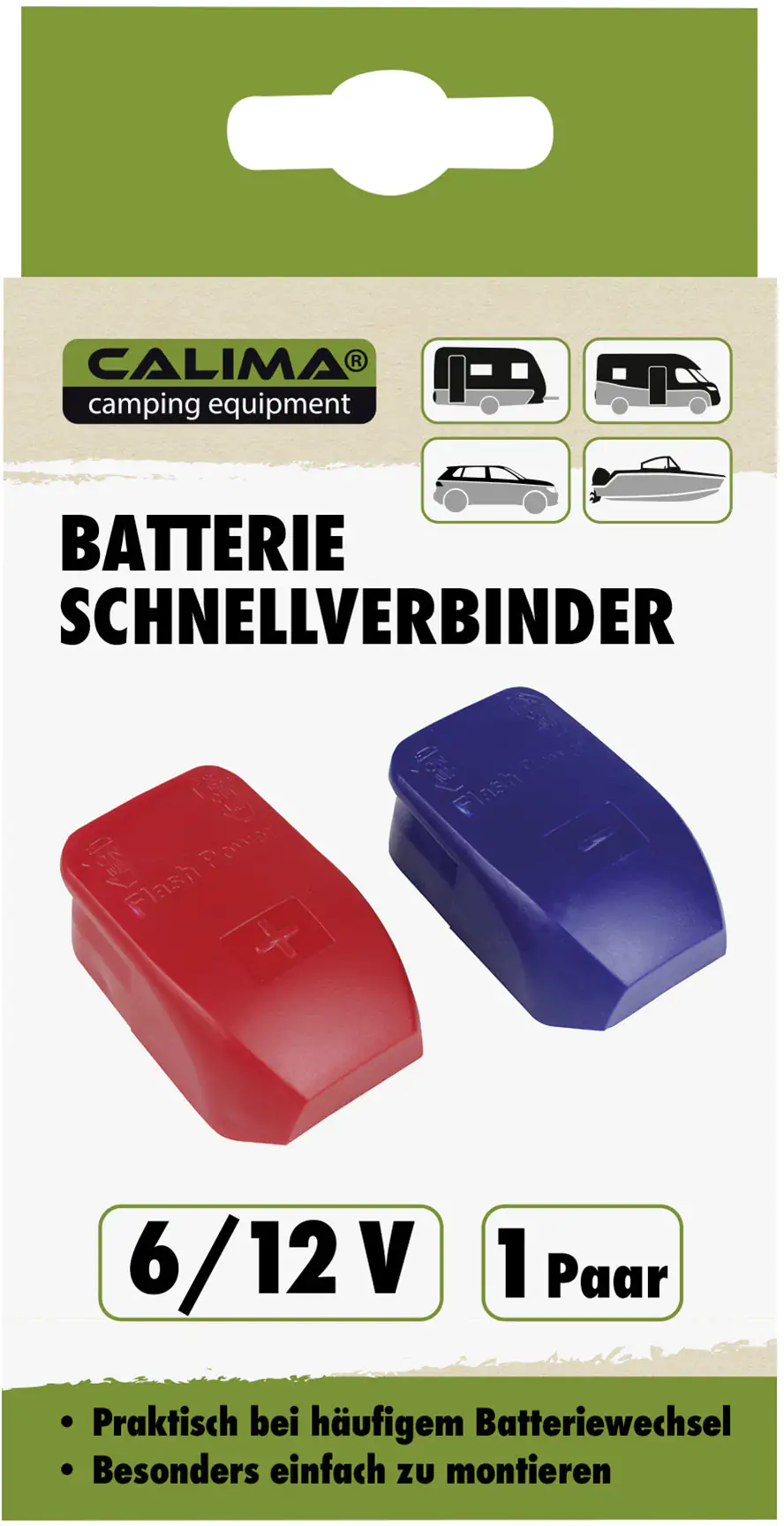 Calima Batterie Schnellverbinder 1 Paar