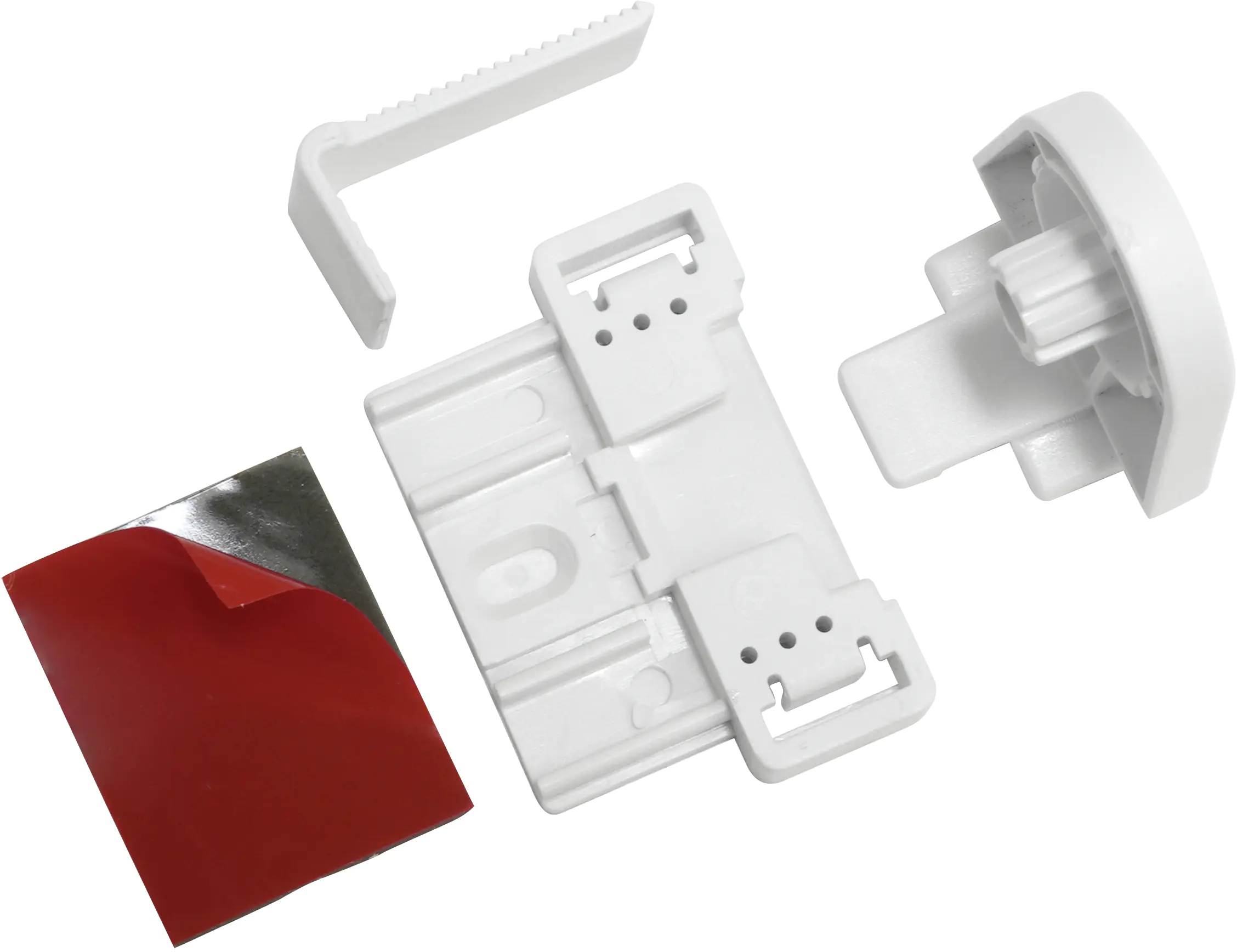 Gardinia Easyfix Klebe- und Klemmset EF-1 weiß