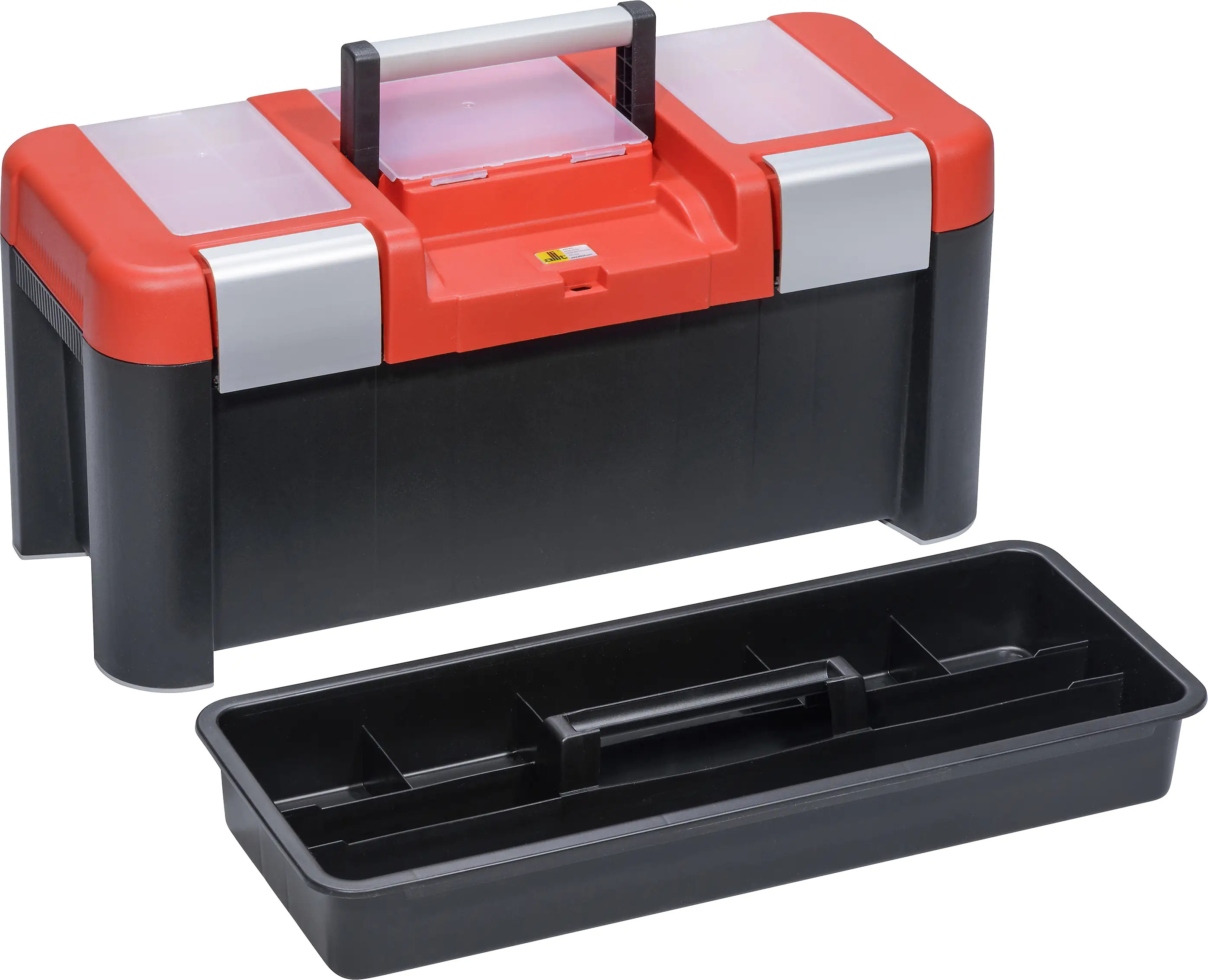 Allit Profi-Werkzeugkoffer McPlus Alu 25 rot schwarz ohne Inhalt