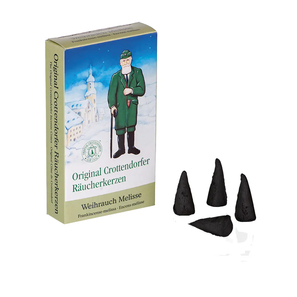 Crottendorfer Räucherkerzen Weihrauch-Melisse 24 Stück
