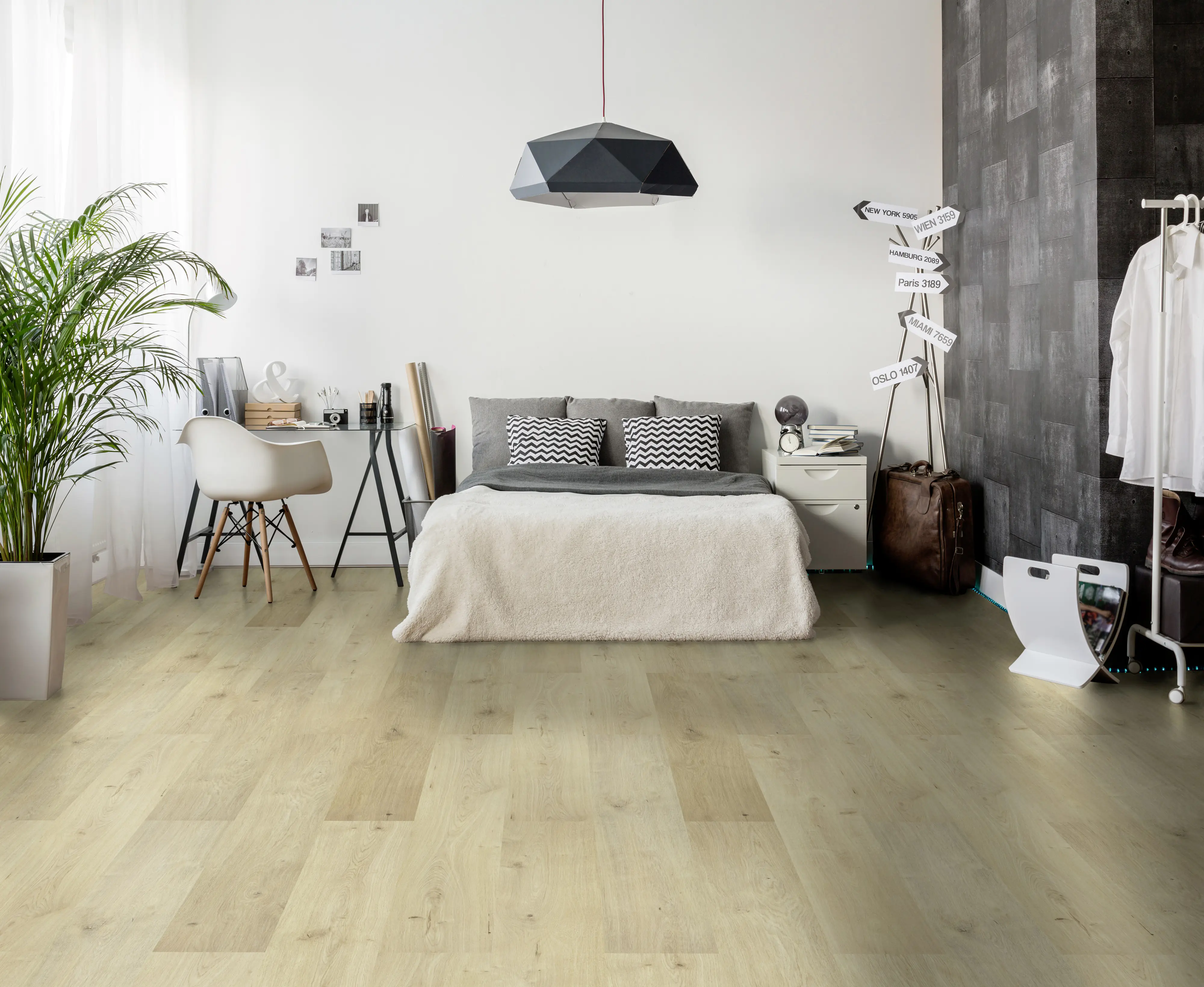 Classen Laminat Megaloc Aquaprotect 128,5 x 19,2 cm 8 mm Eiche Sombra