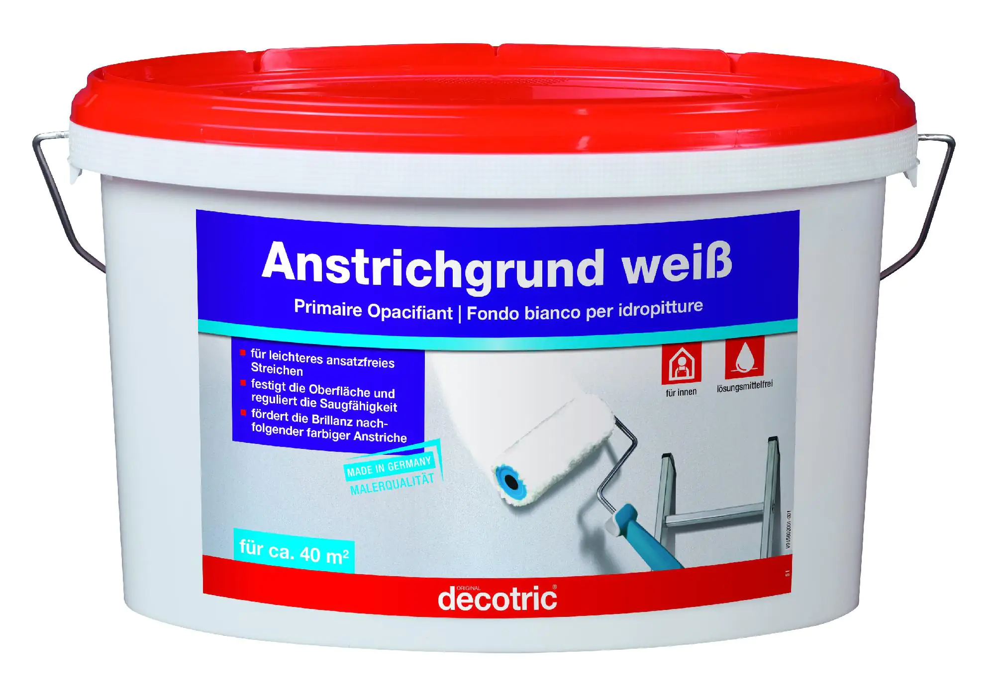Decotric Anstrichgrund weiß 5 L