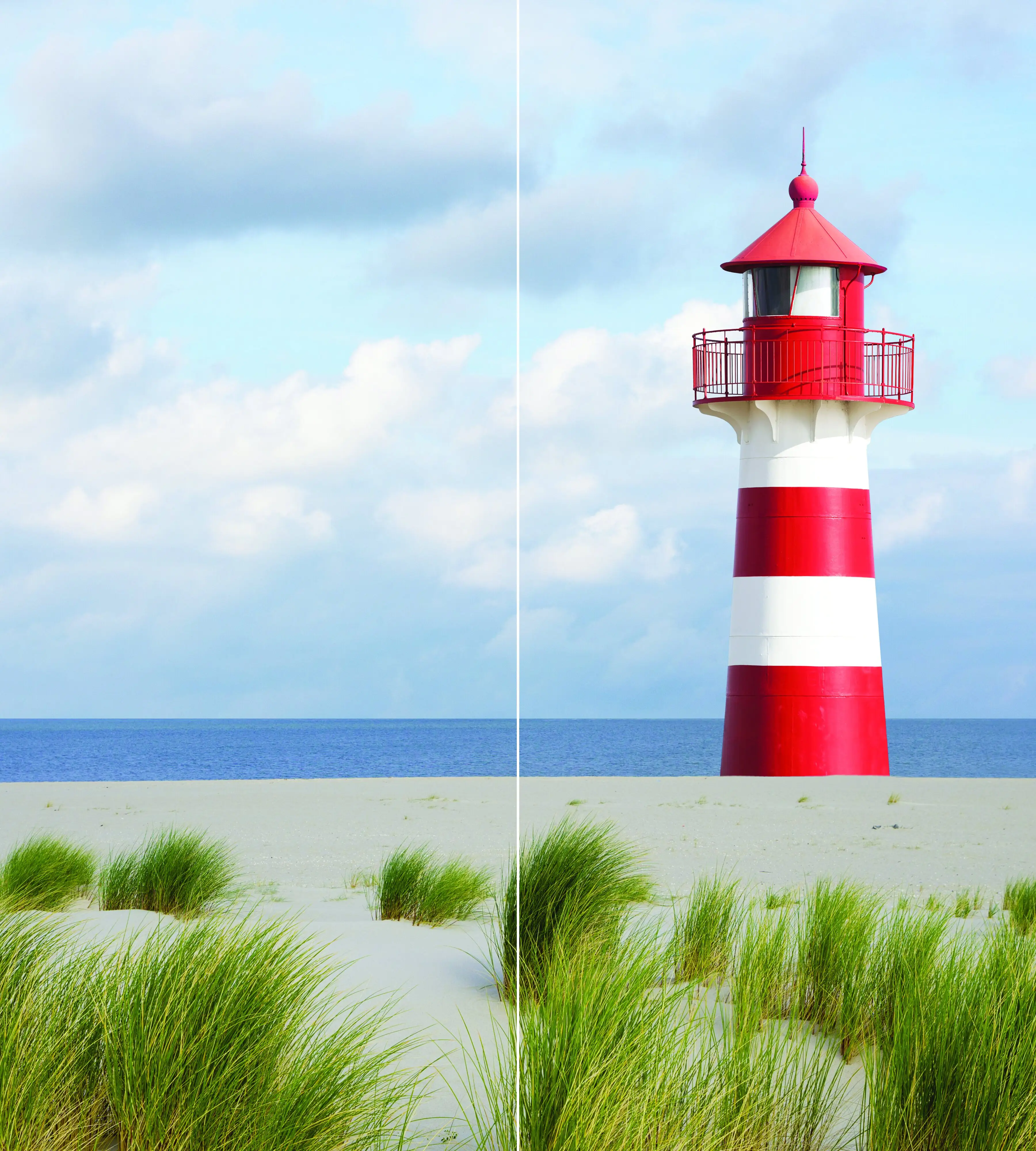 Schulte Dusch-Rückwand Eck Leuchtturm je 90 x 210 cm